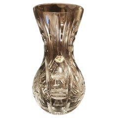 Vintage Vitange Bohemian Hand Cut Crystal Vase