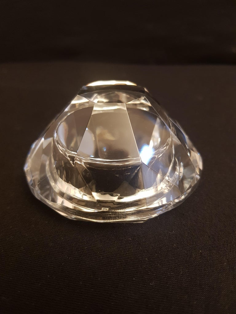 Vitange Brilliant Faceted Candle Holders For Sale 2