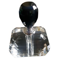 Vitange crystal faceted Perfume Bottle by Oleg Cassini 