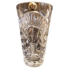 Vitange Derwent Crystal Large Hand Cut Crystal Vase