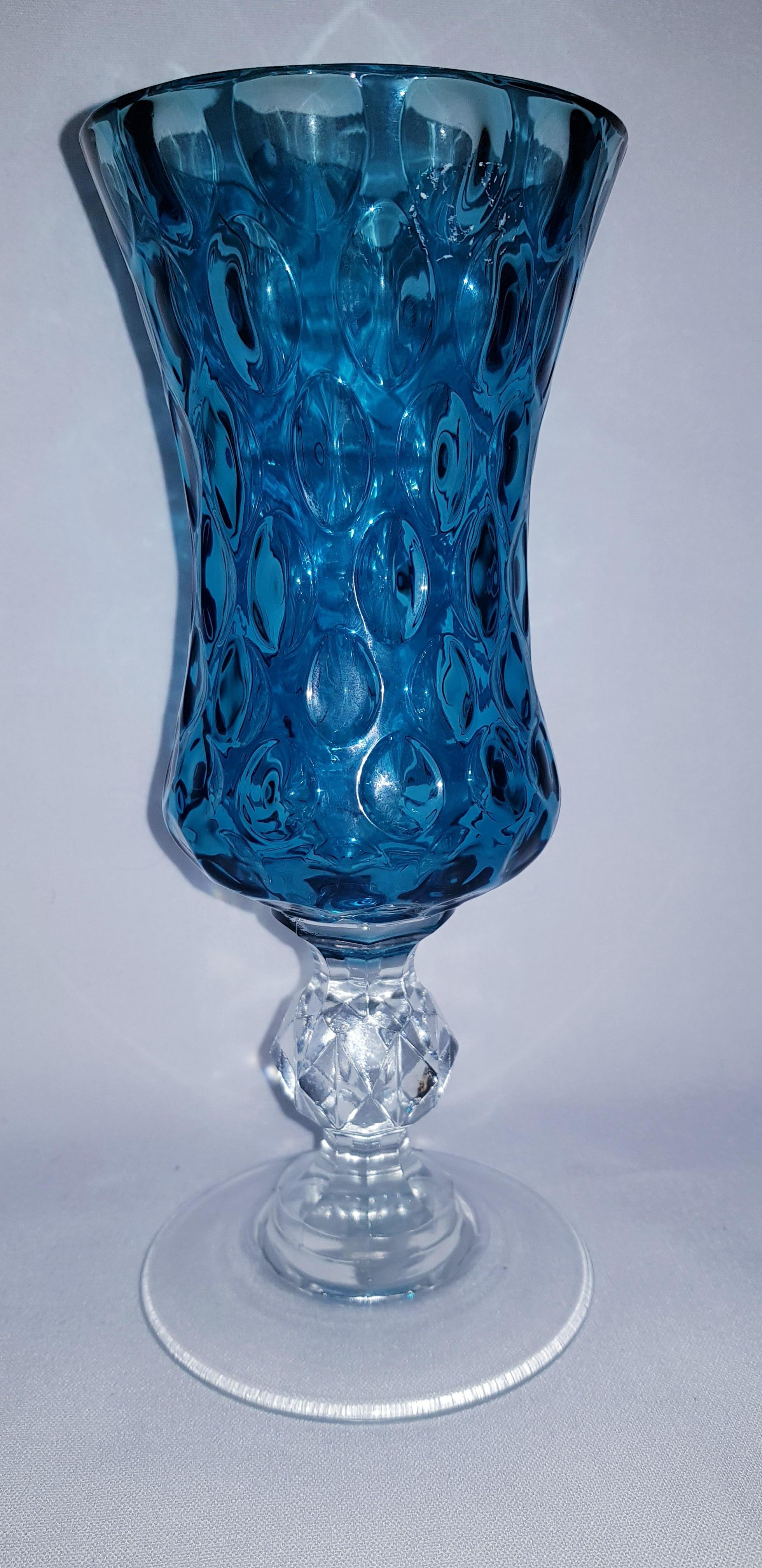 Art Deco Vitange Empoli Optical Glass For Sale