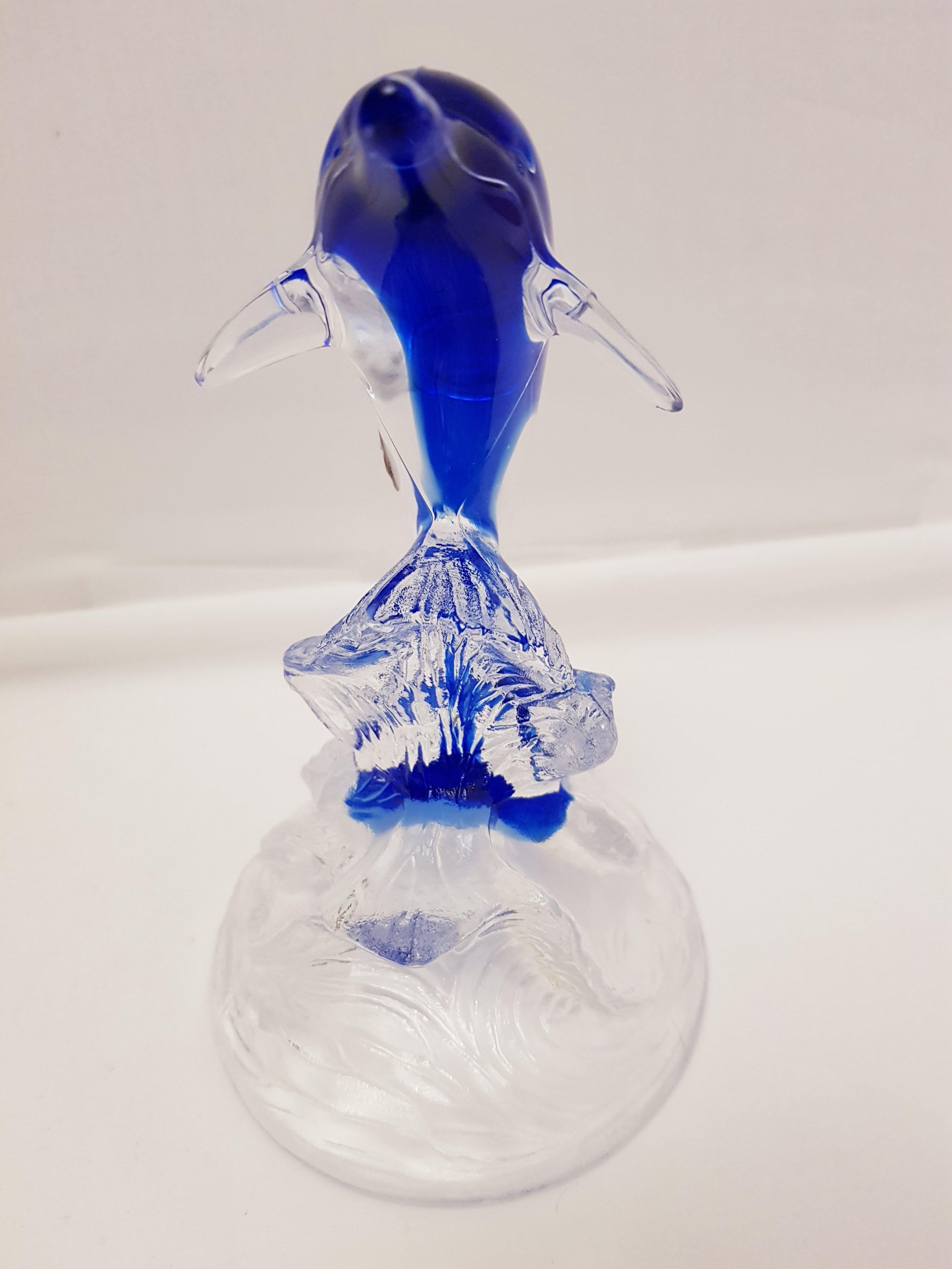 Other Vitange France Crystal Dolphins For Sale