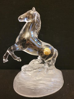 Vintage France Crystal Horse
