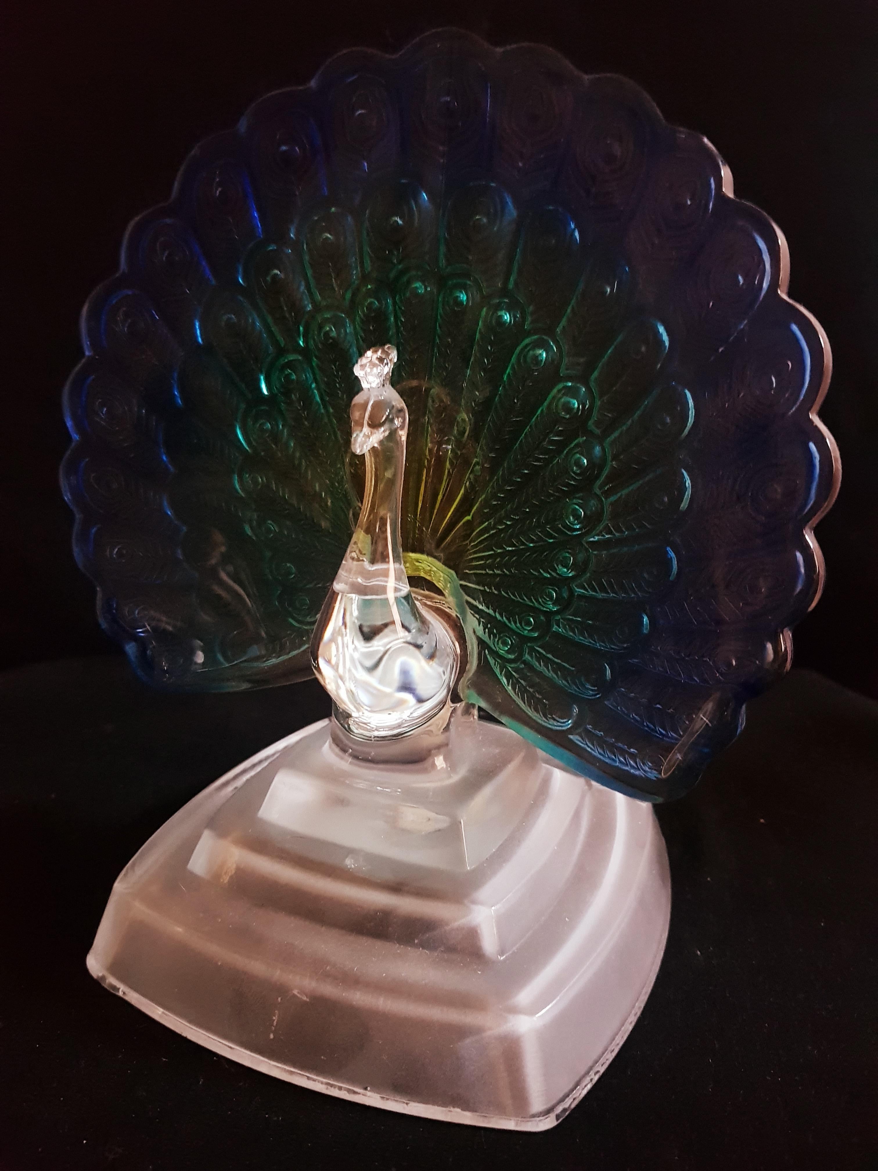 Vitange Franch Crystal Peacock For Sale 1