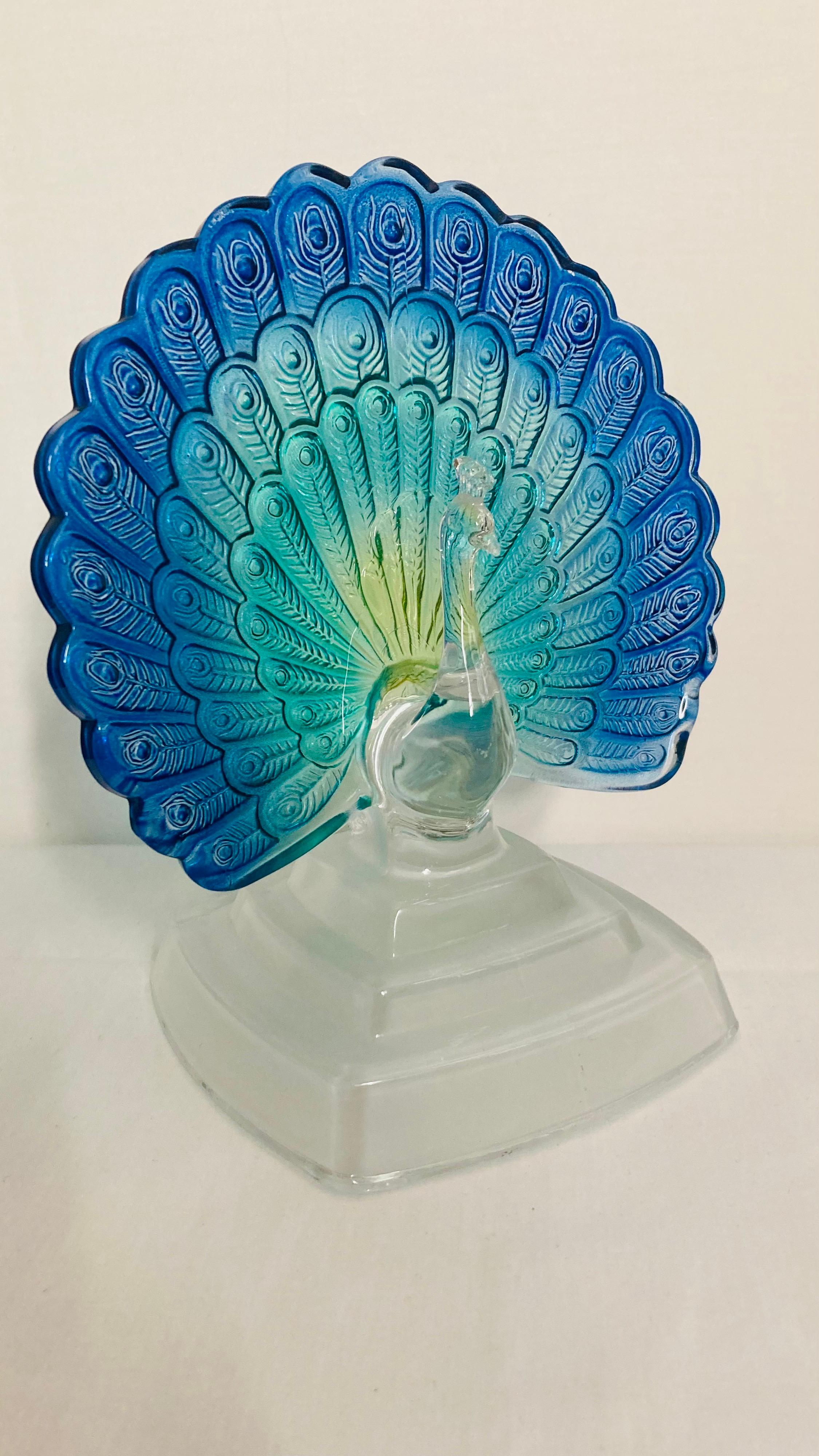 Other Vitange Franch Crystal Peacock For Sale