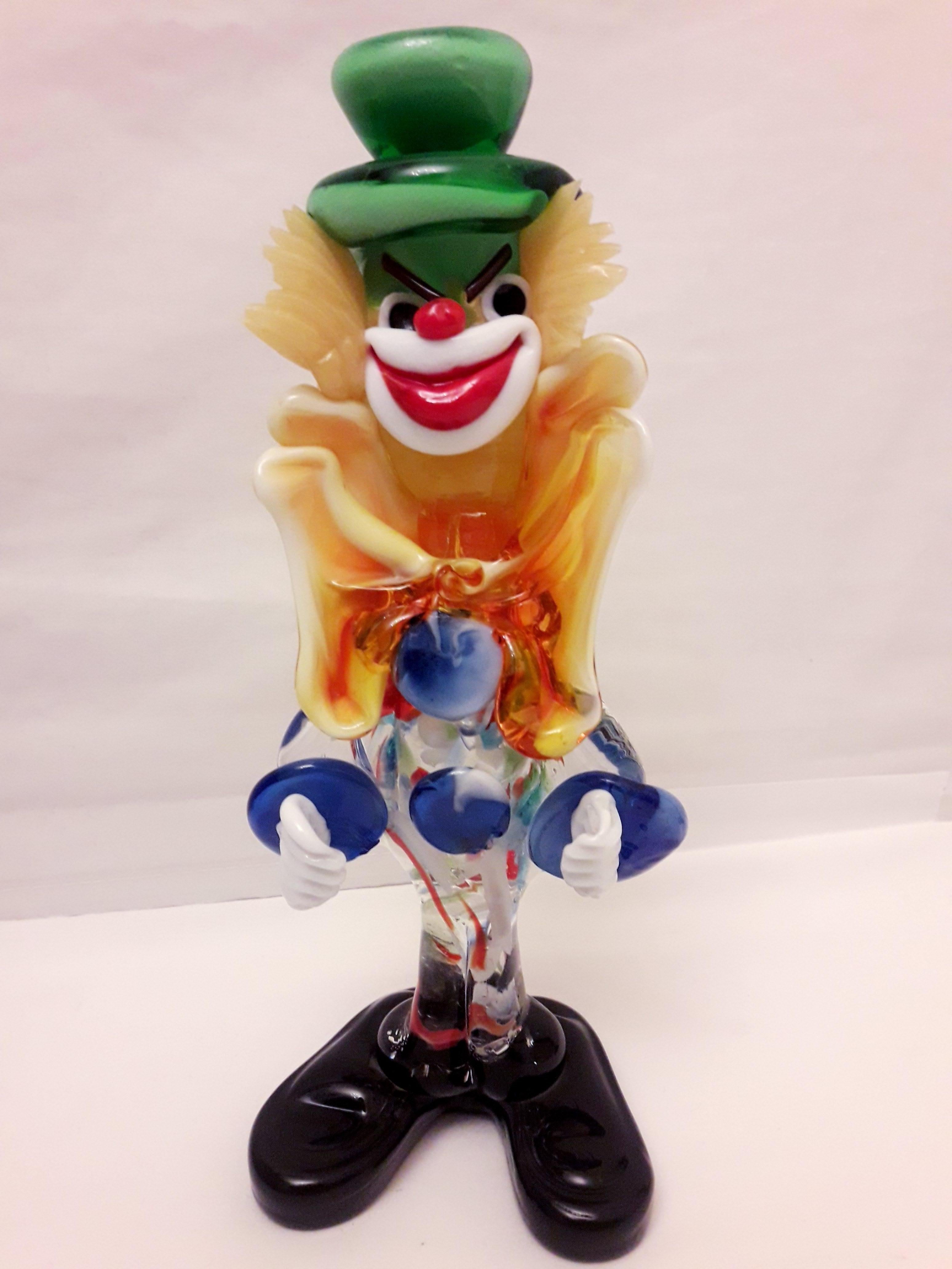 Other Vitange Genuine Murano Glass Clowns