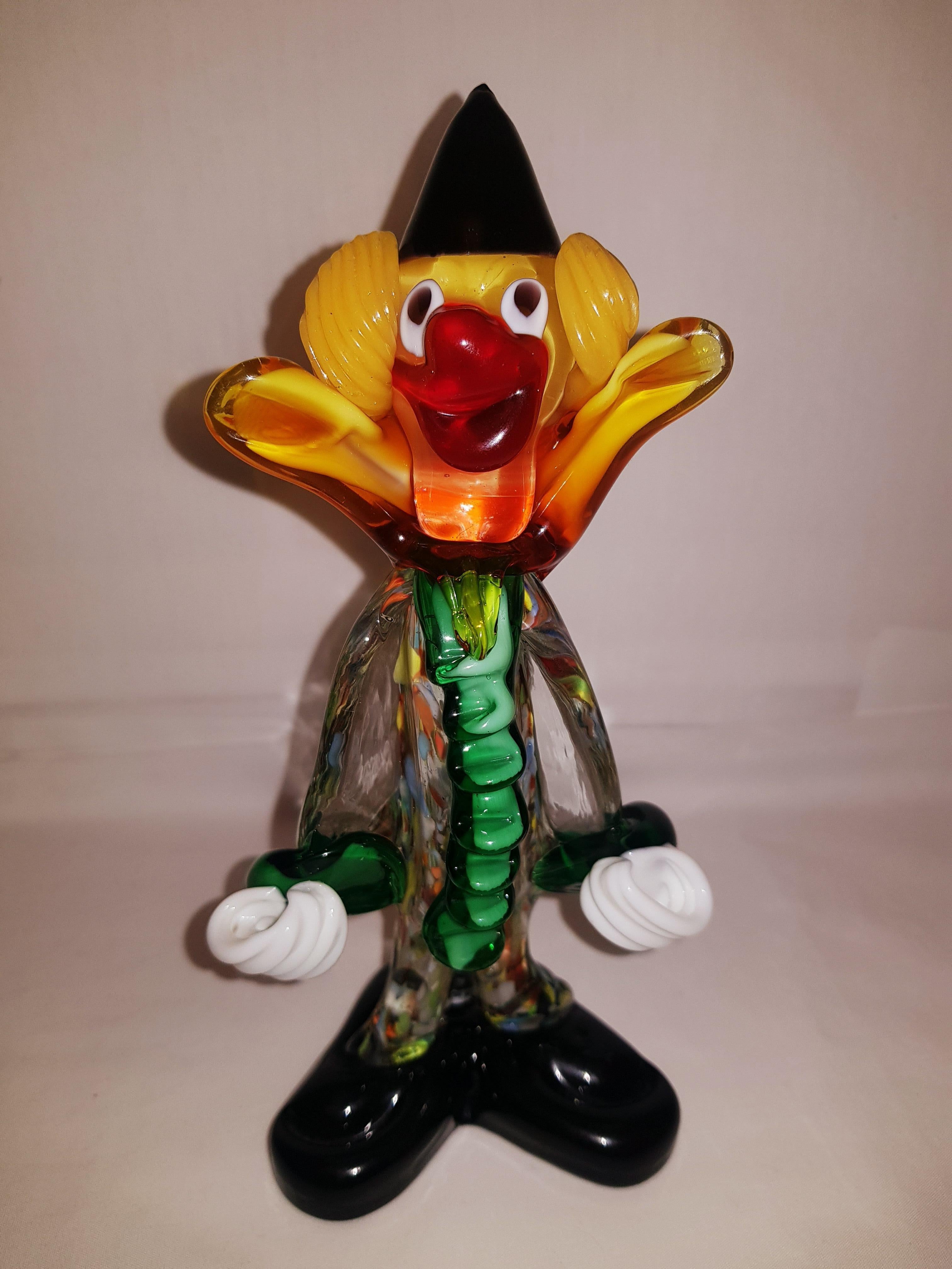 Vitange Clowns aus echtem Muranoglas im Angebot 4
