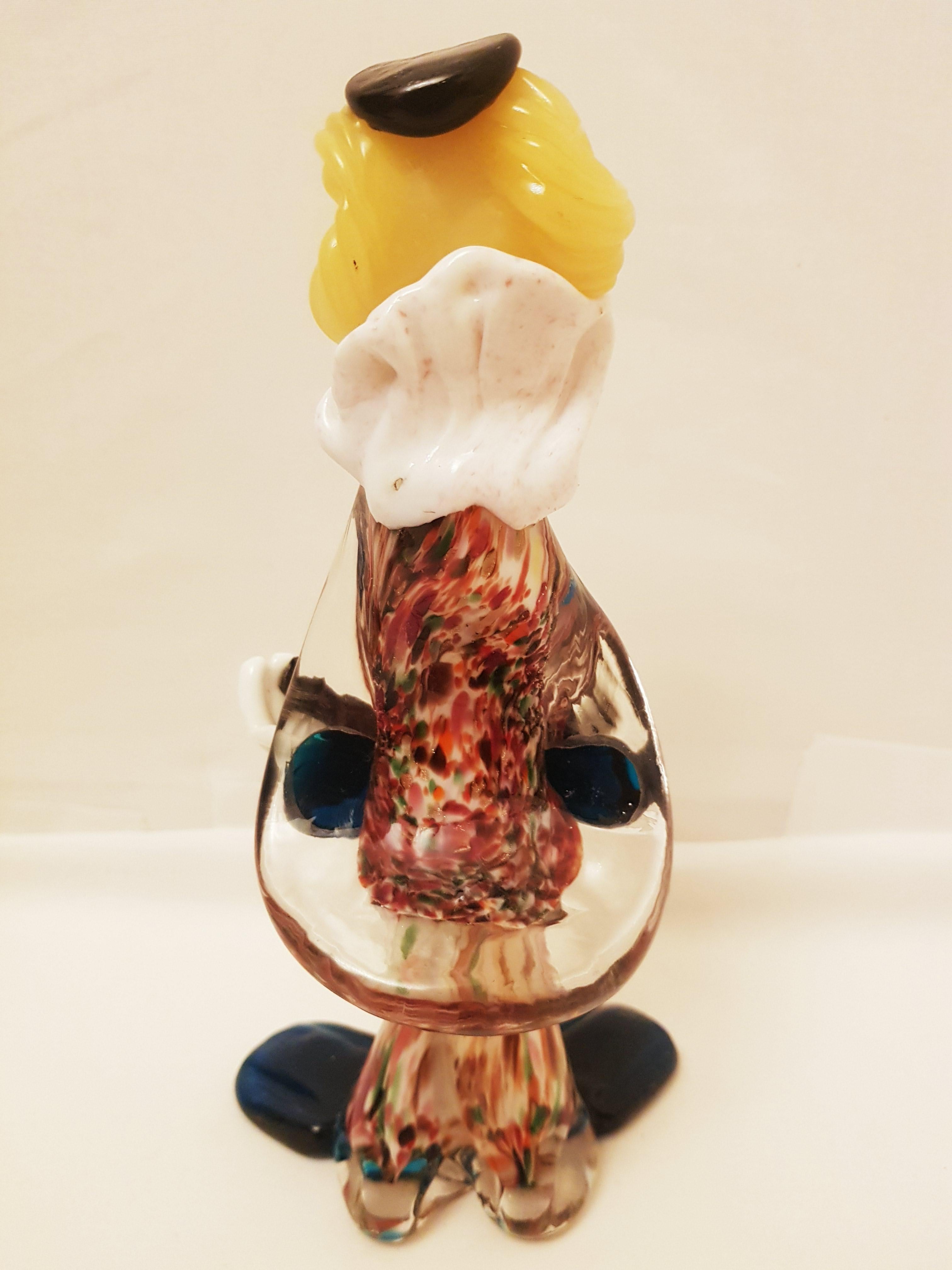 Vitange Clowns aus echtem Muranoglas (Italienisch) im Angebot