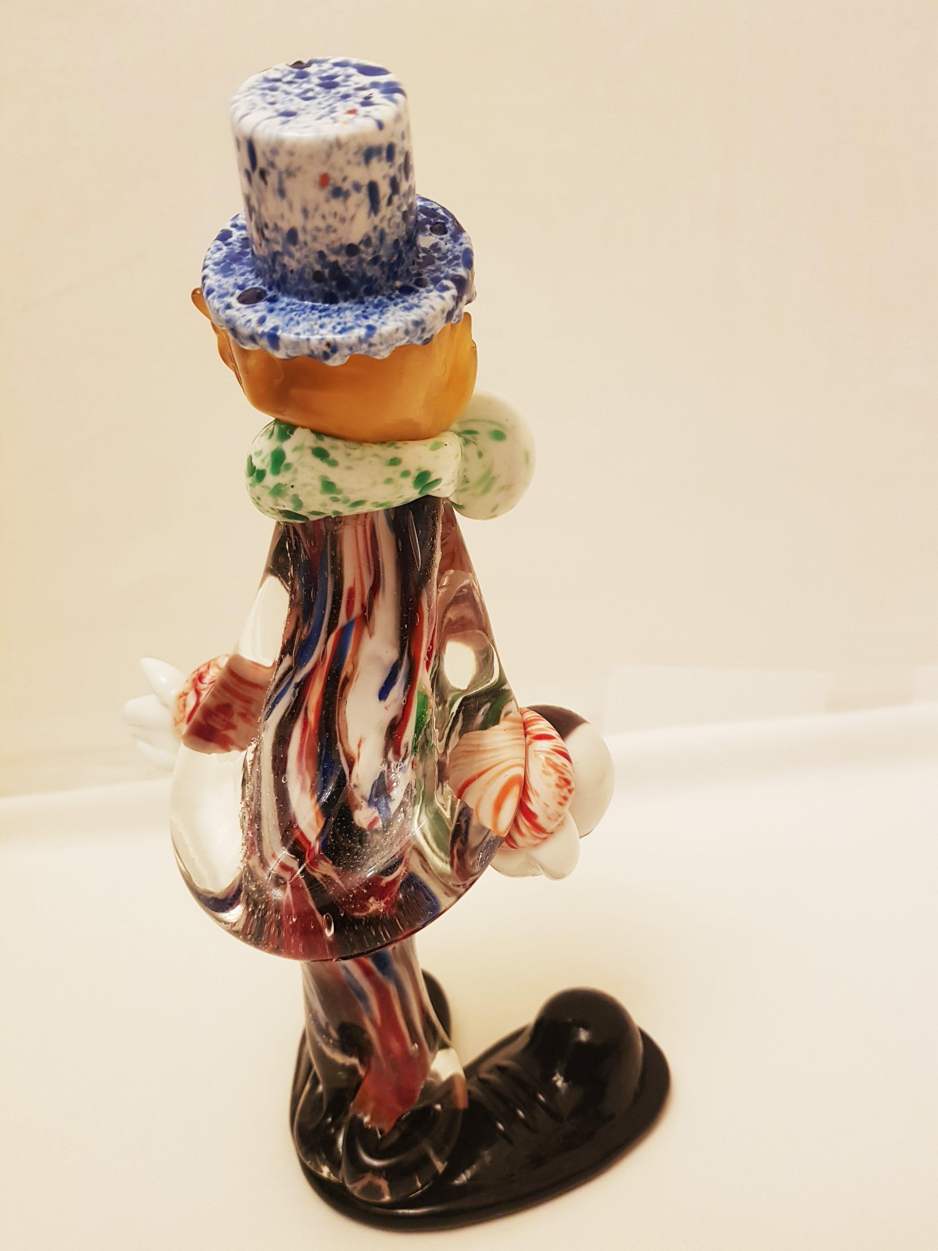 Vitange Clowns aus echtem Muranoglas im Angebot 2