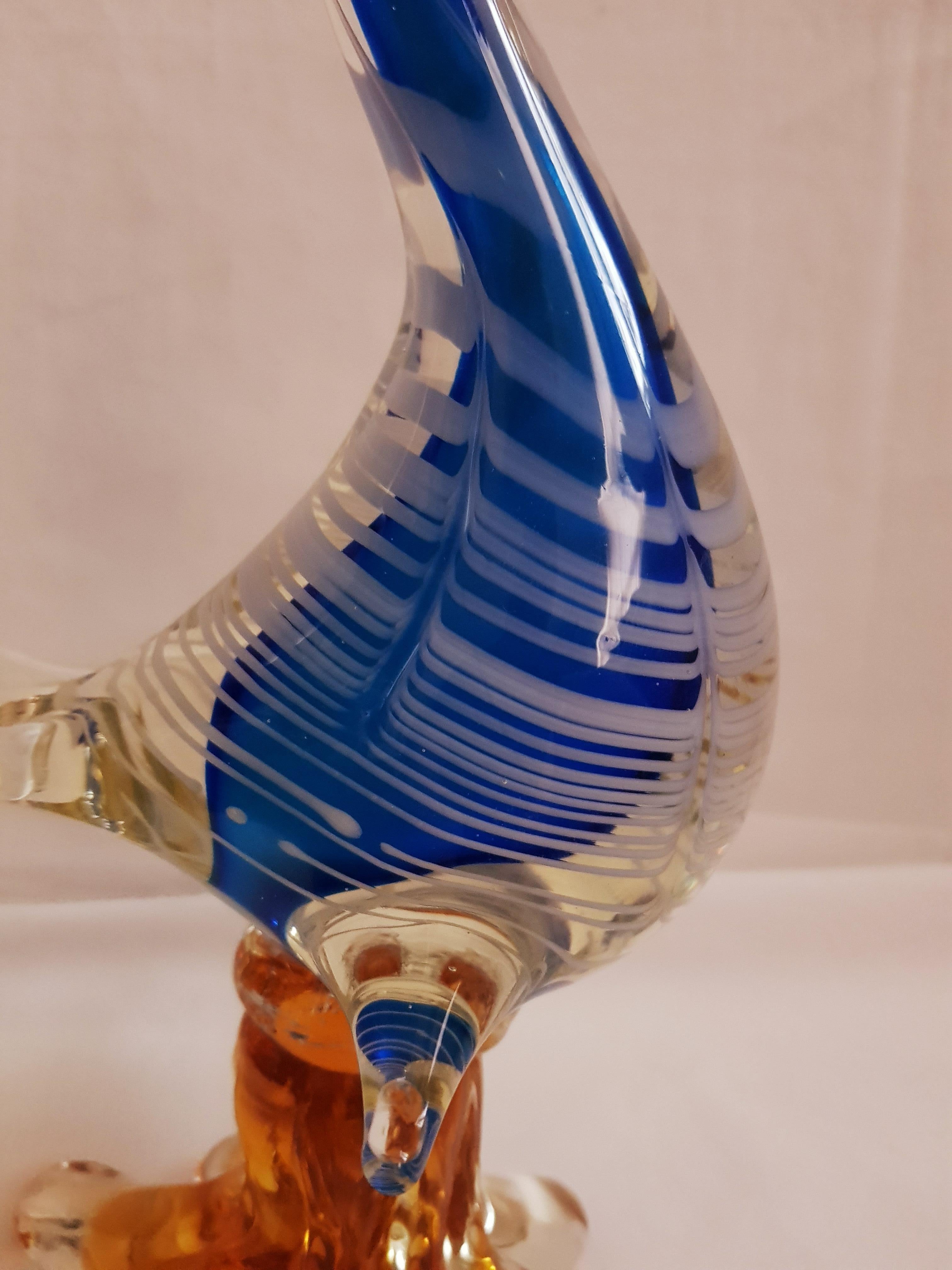 Other Vitange Genuine Murano Glass Duck For Sale