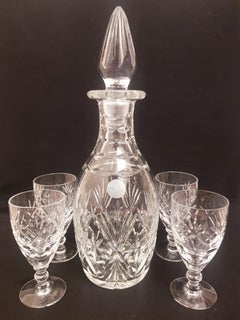 Vitange Georgian Hand Cut Crystal Drinking Set