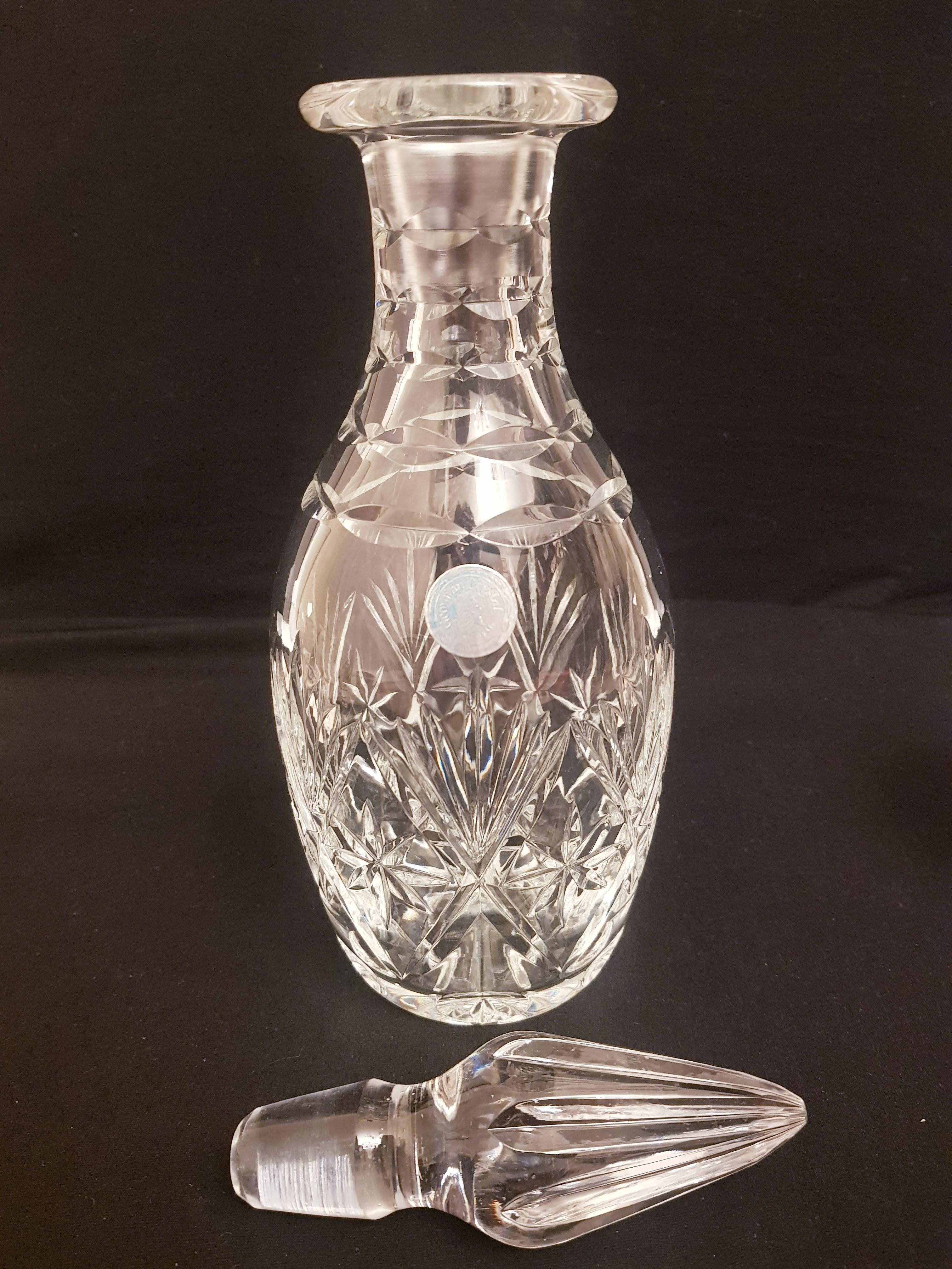English Vitange Georgian Hand Cut Crystal Drinking Set For Sale