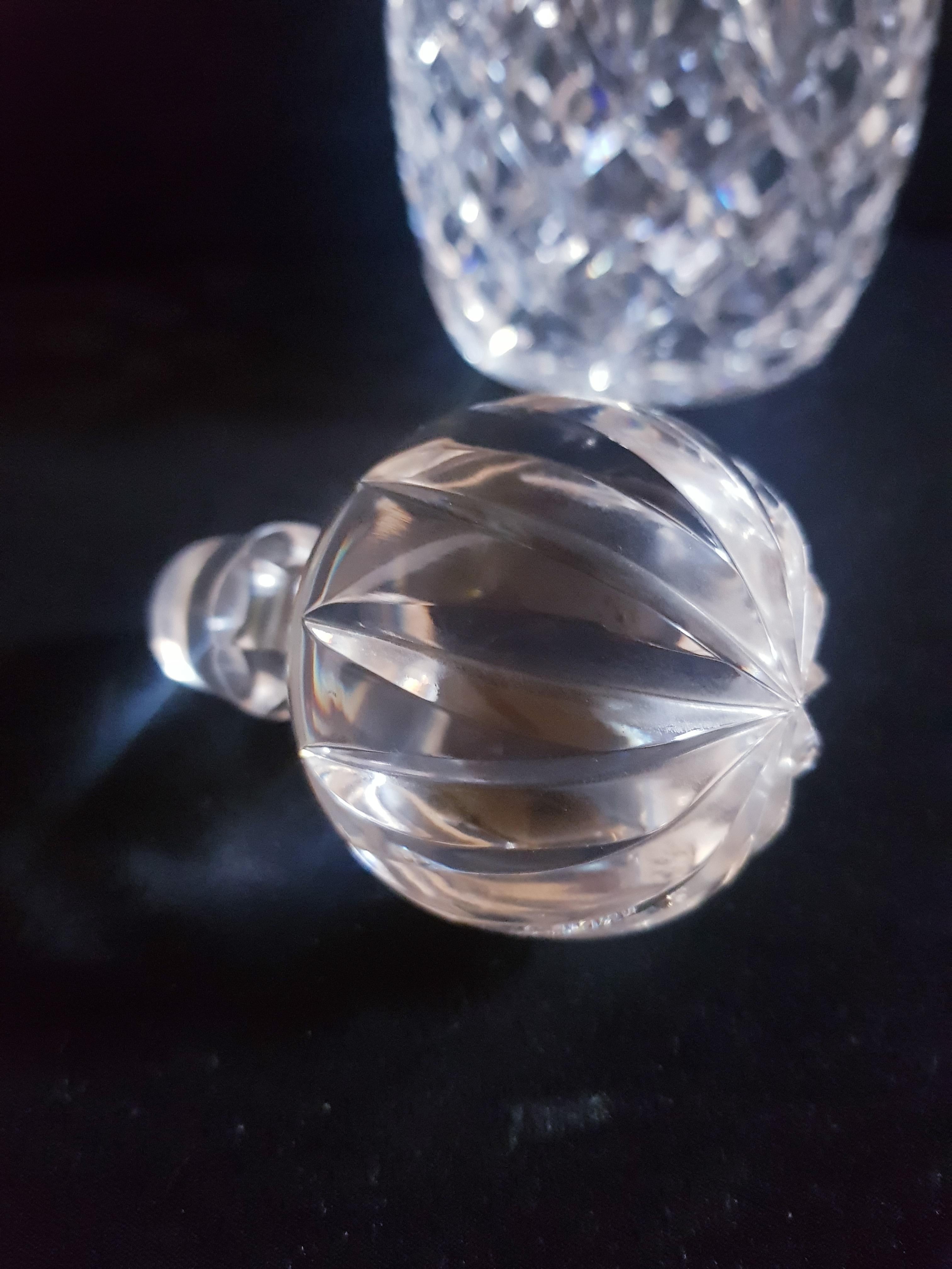 Italian Vitange Hand Cut Crystal Drinking Set For Sale