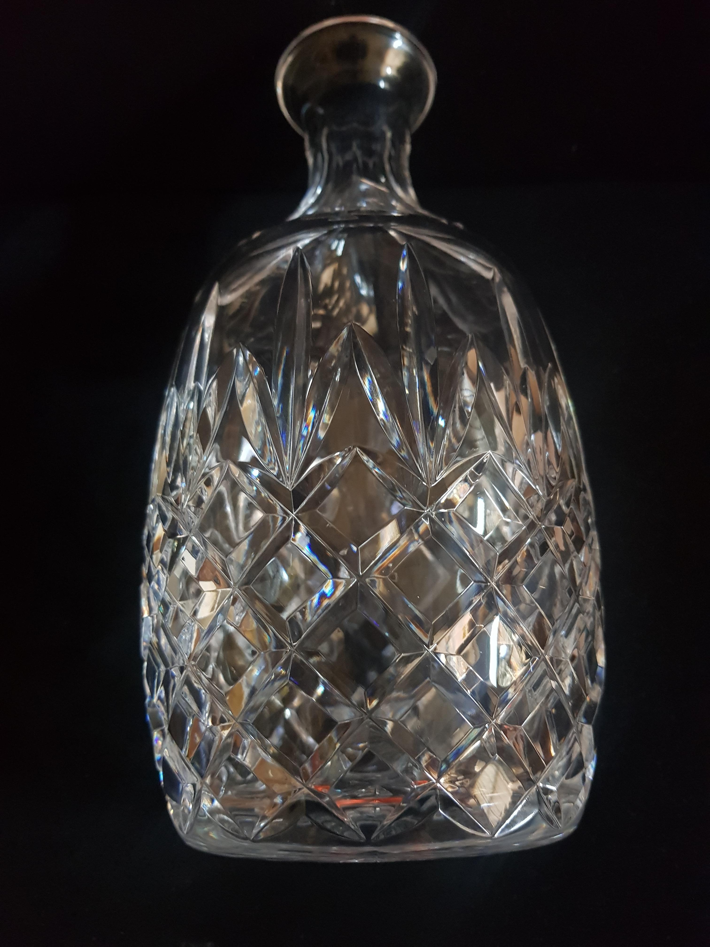 Mid-19th Century Vitange Hand Cut Crystal Drinking Set For Sale