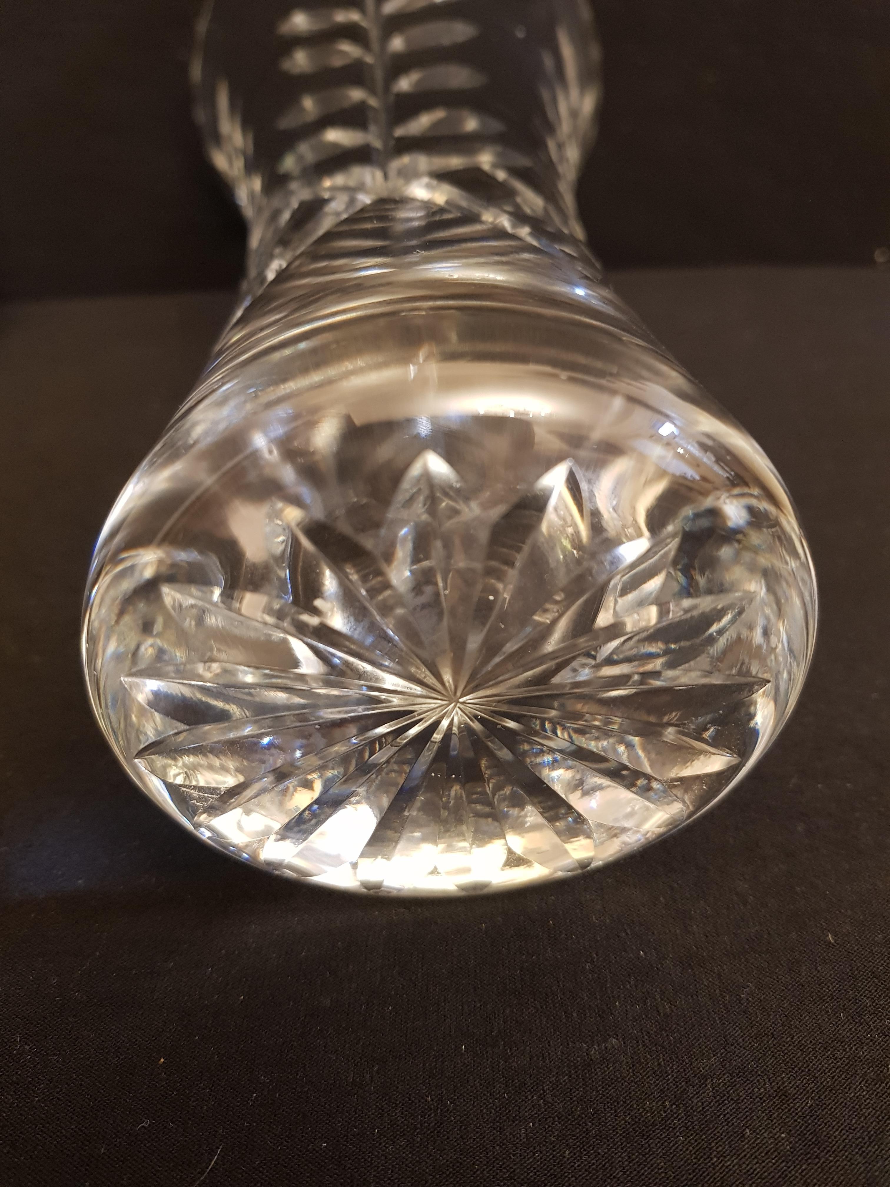 Other Vitange Hand Cut Crystal Vases For Sale