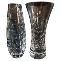 Vitange Hand Cut Crystal Vases