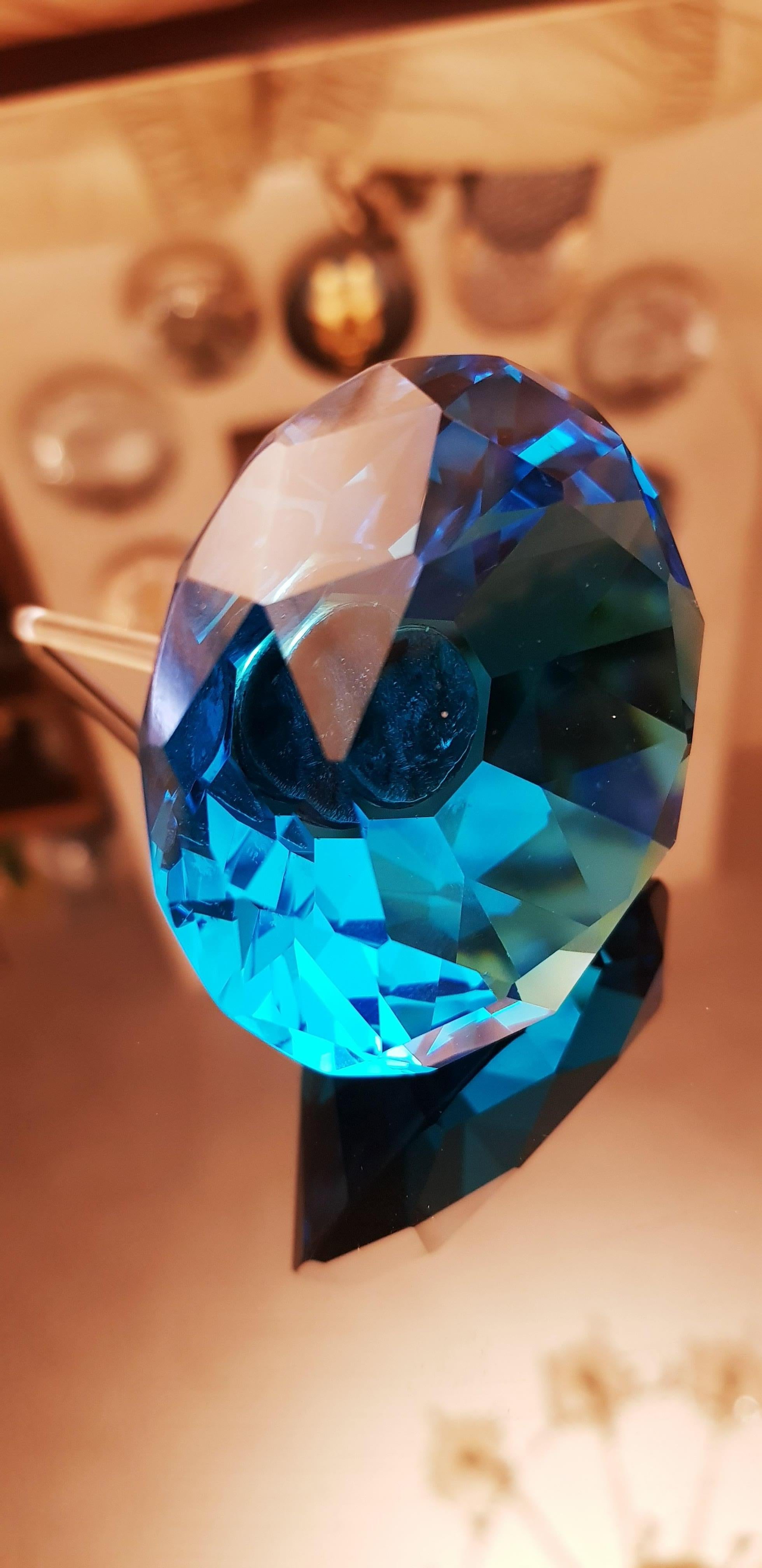 Vitange Handcut Gem Faceted Crystal Perfume Bottle For Sale 3