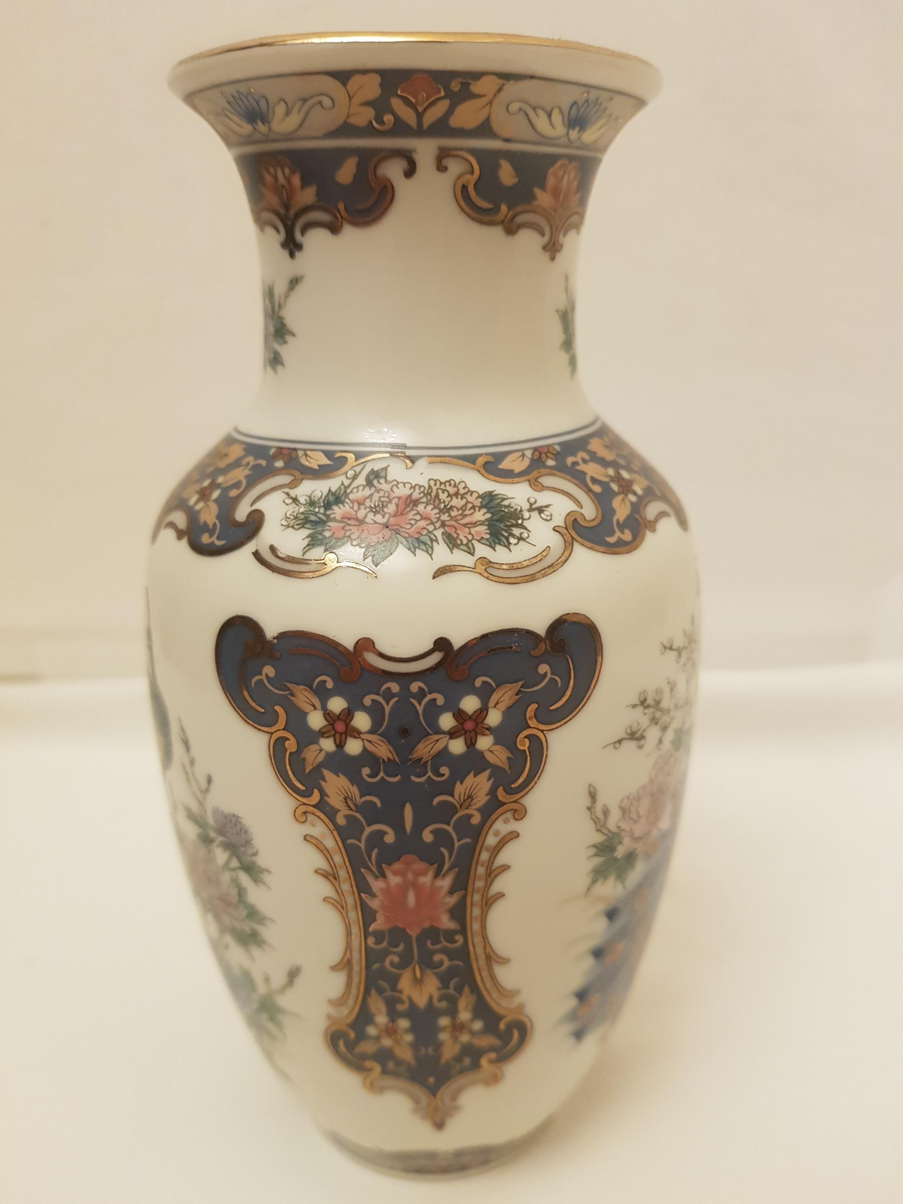 Anglo-Japanese Vitange Japanese Ceramic Vase For Sale