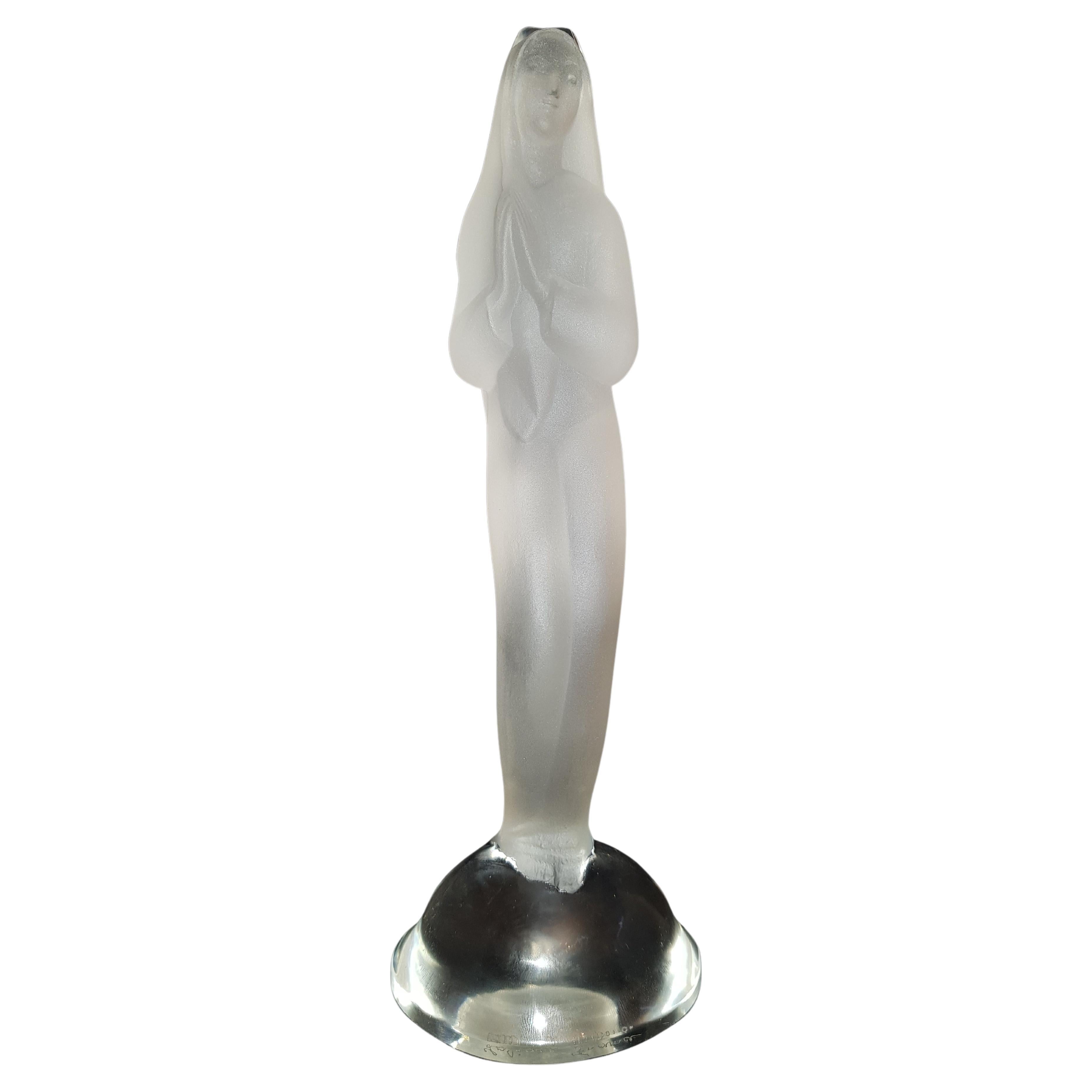 Vitange Lalique Crystal Madonna