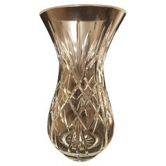 Vitange Large Italian Crystal Vase