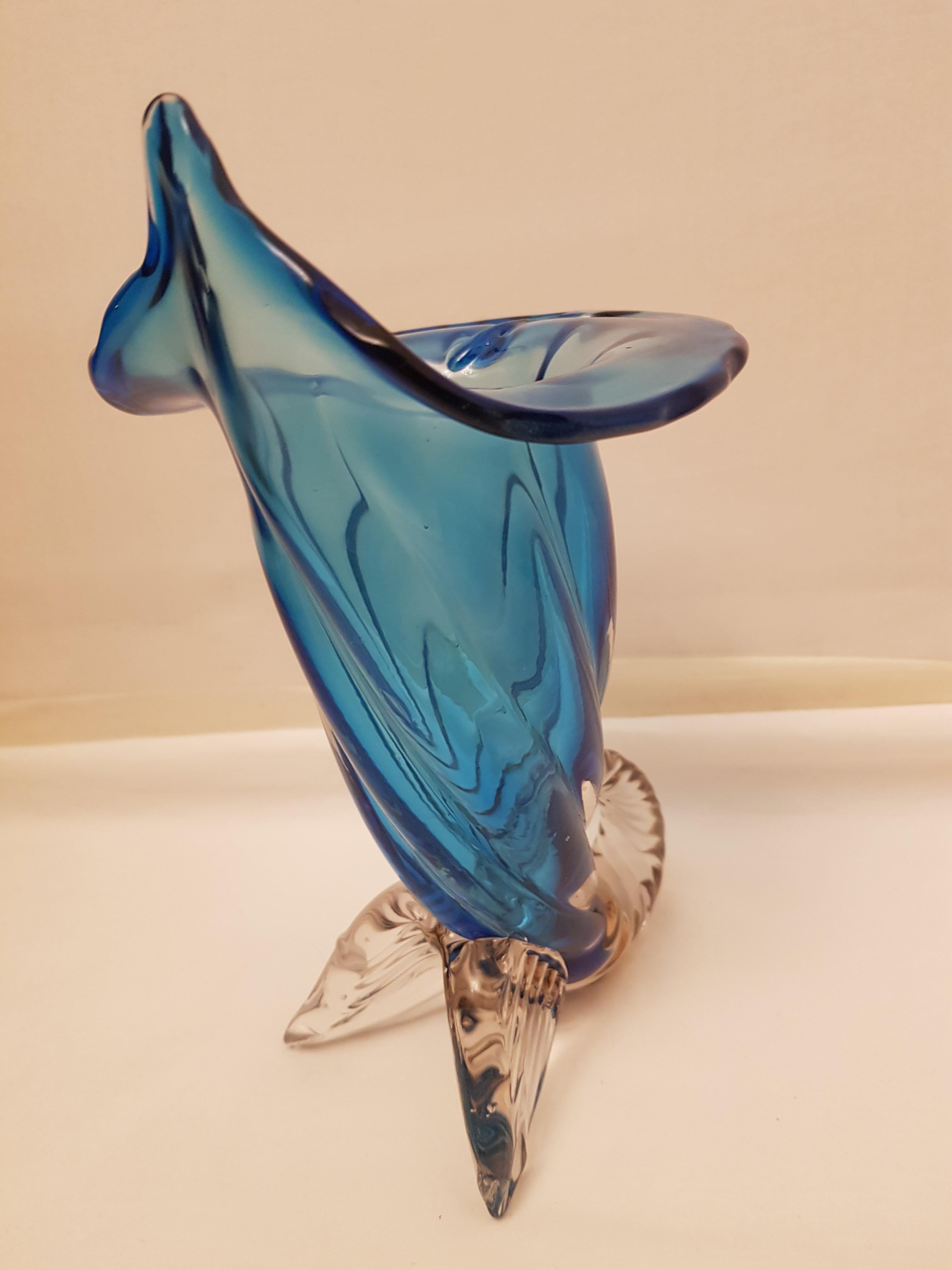 cornucopia glass vase