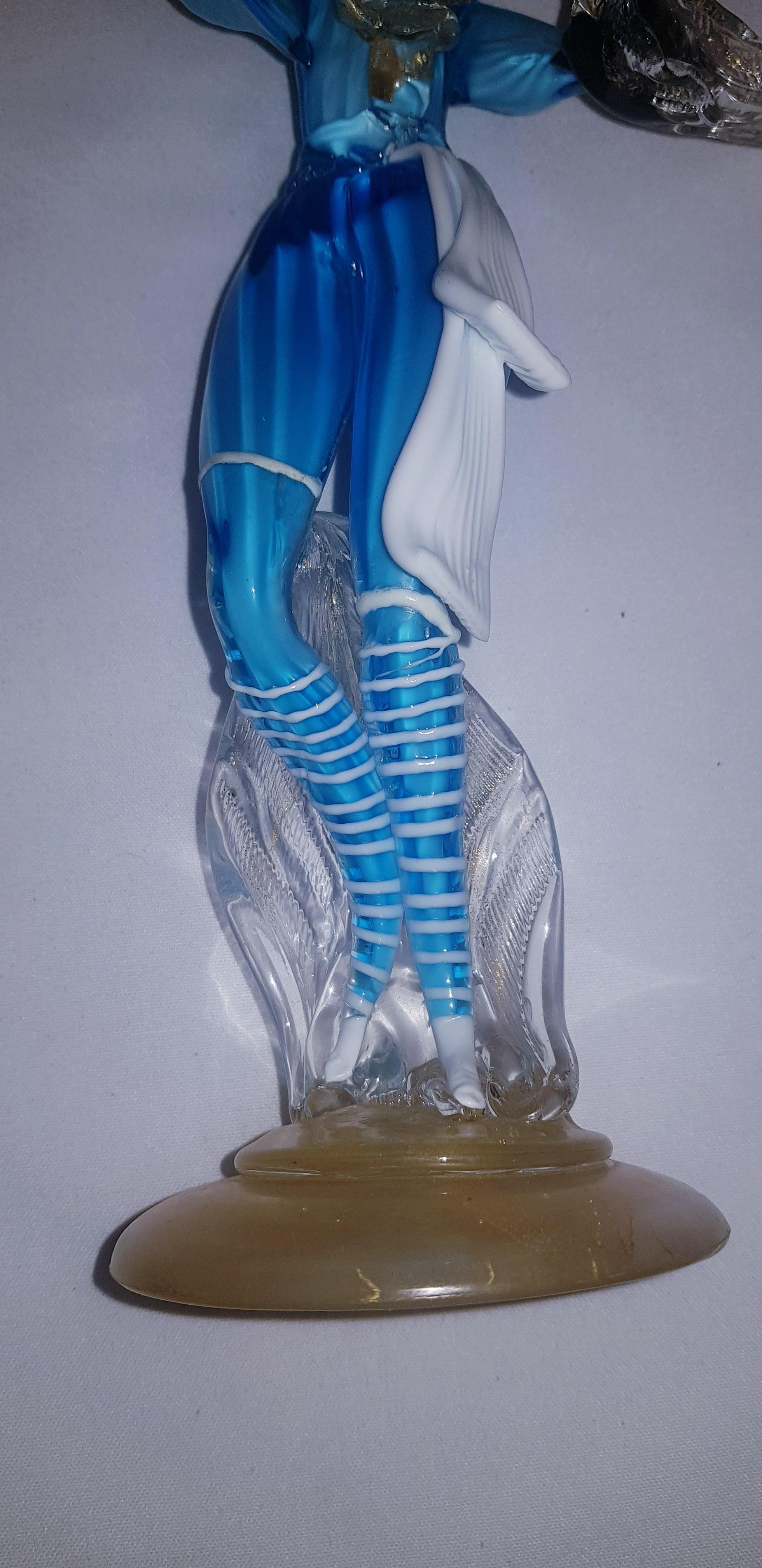 Mid-20th Century Middle of century Murano Glass Dancer with Gold Leaf For Sale