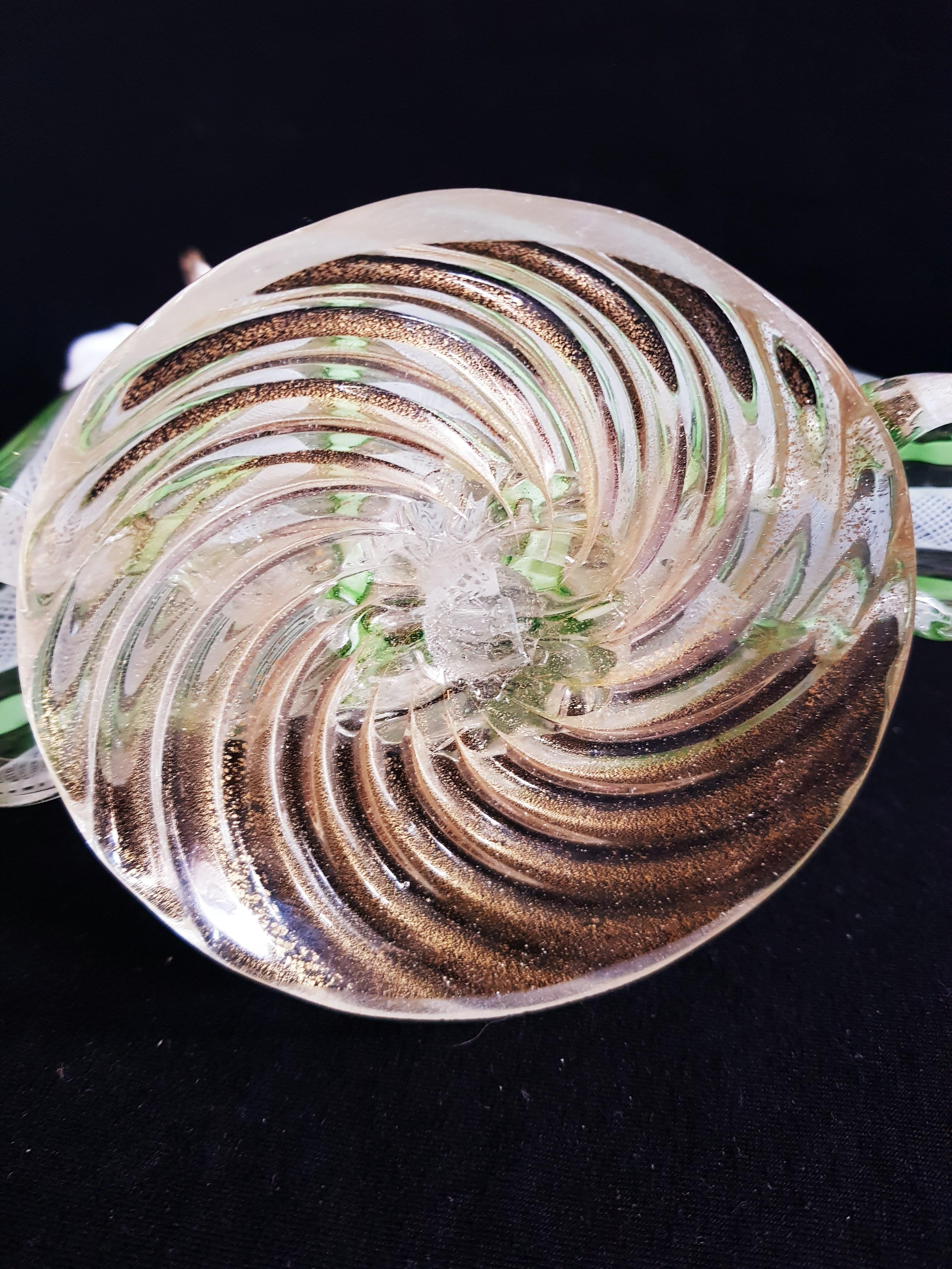 Vitange Murano Glass Dancers Laticino Zanfirico with Gold Leaf For Sale 1
