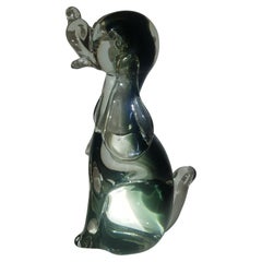Vitange Murano Glass Somerso Dog