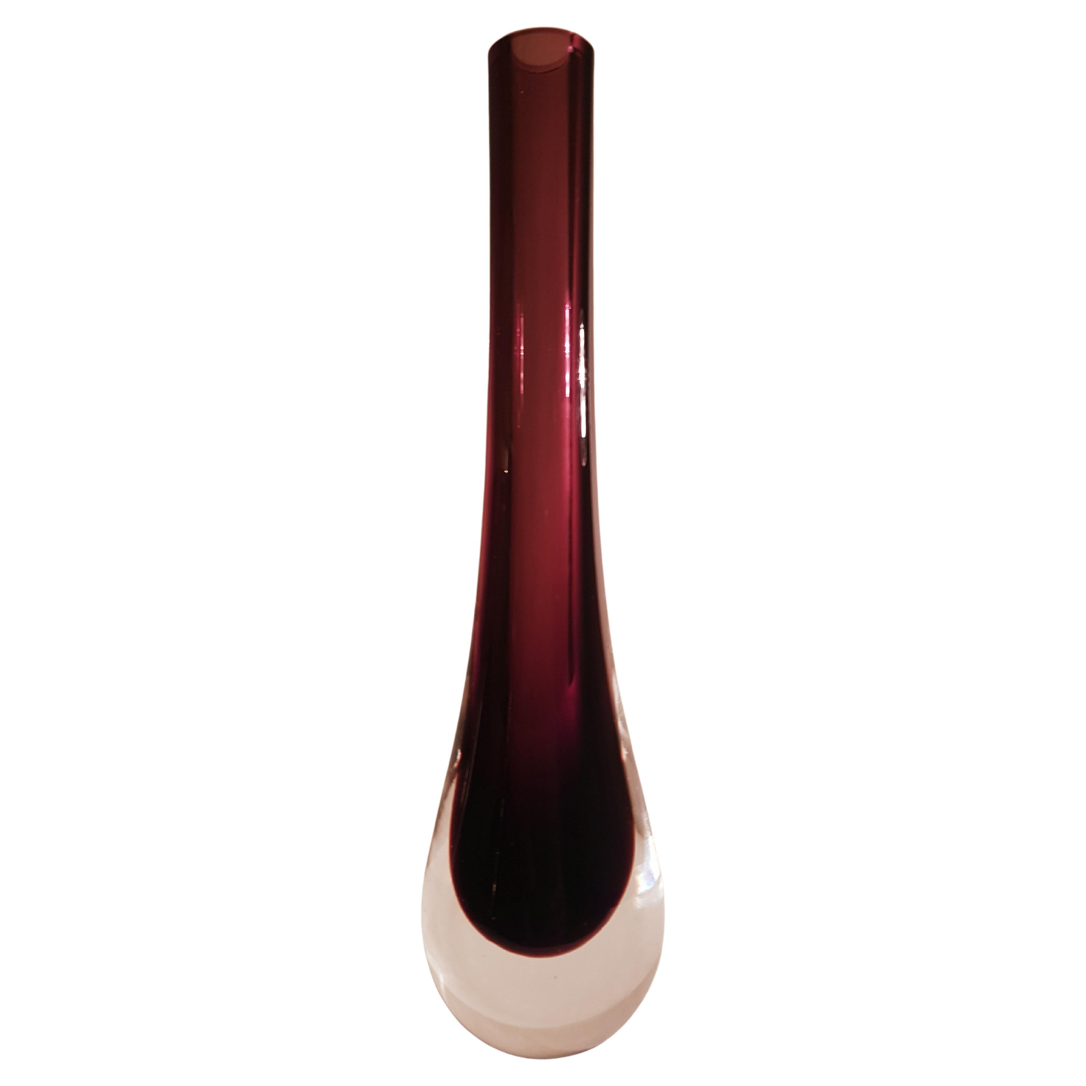 Vitange Murano Glass Somerso Vase