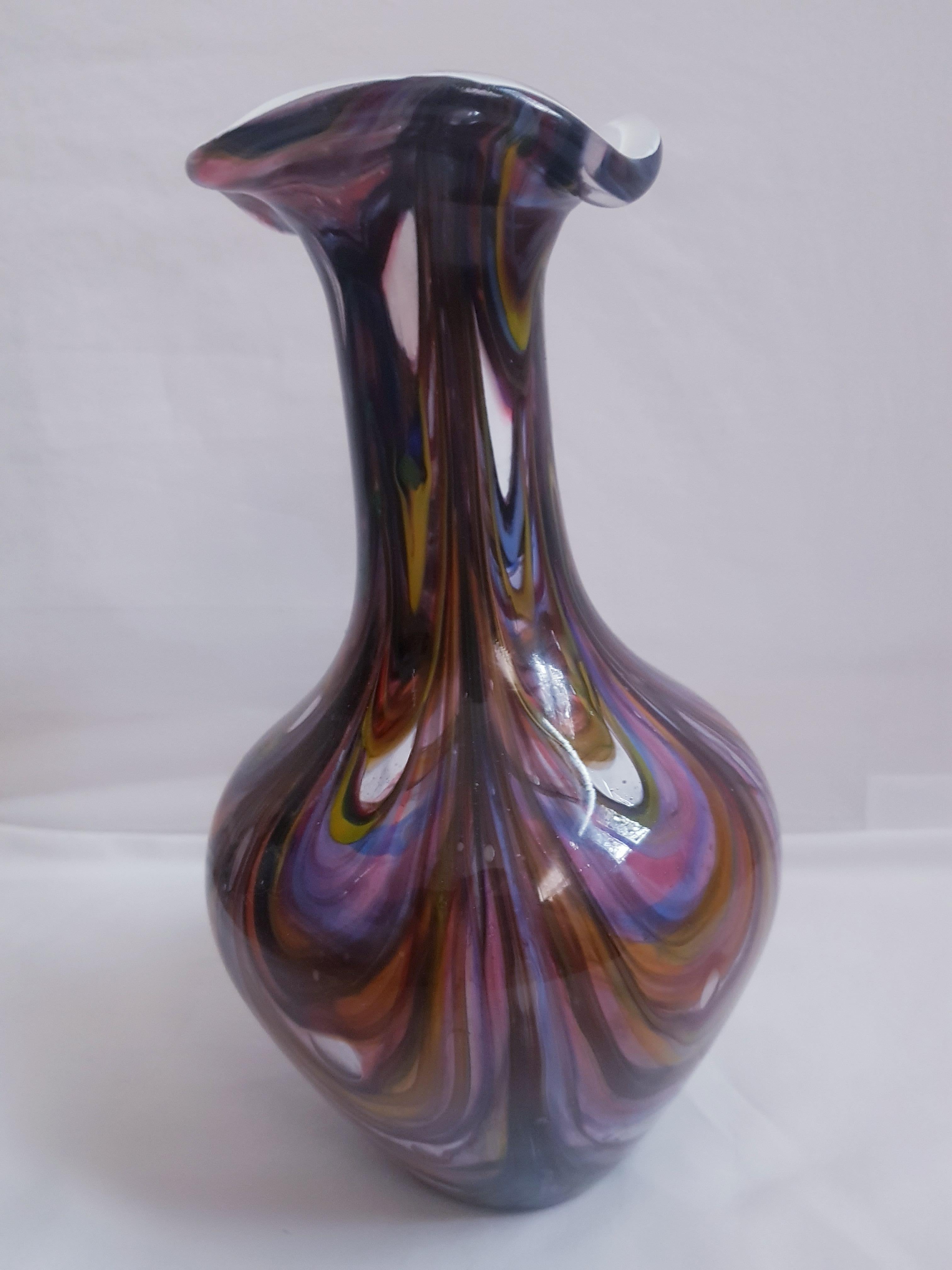 Other Vitange Murano Vase by Carlo Moretti For Sale