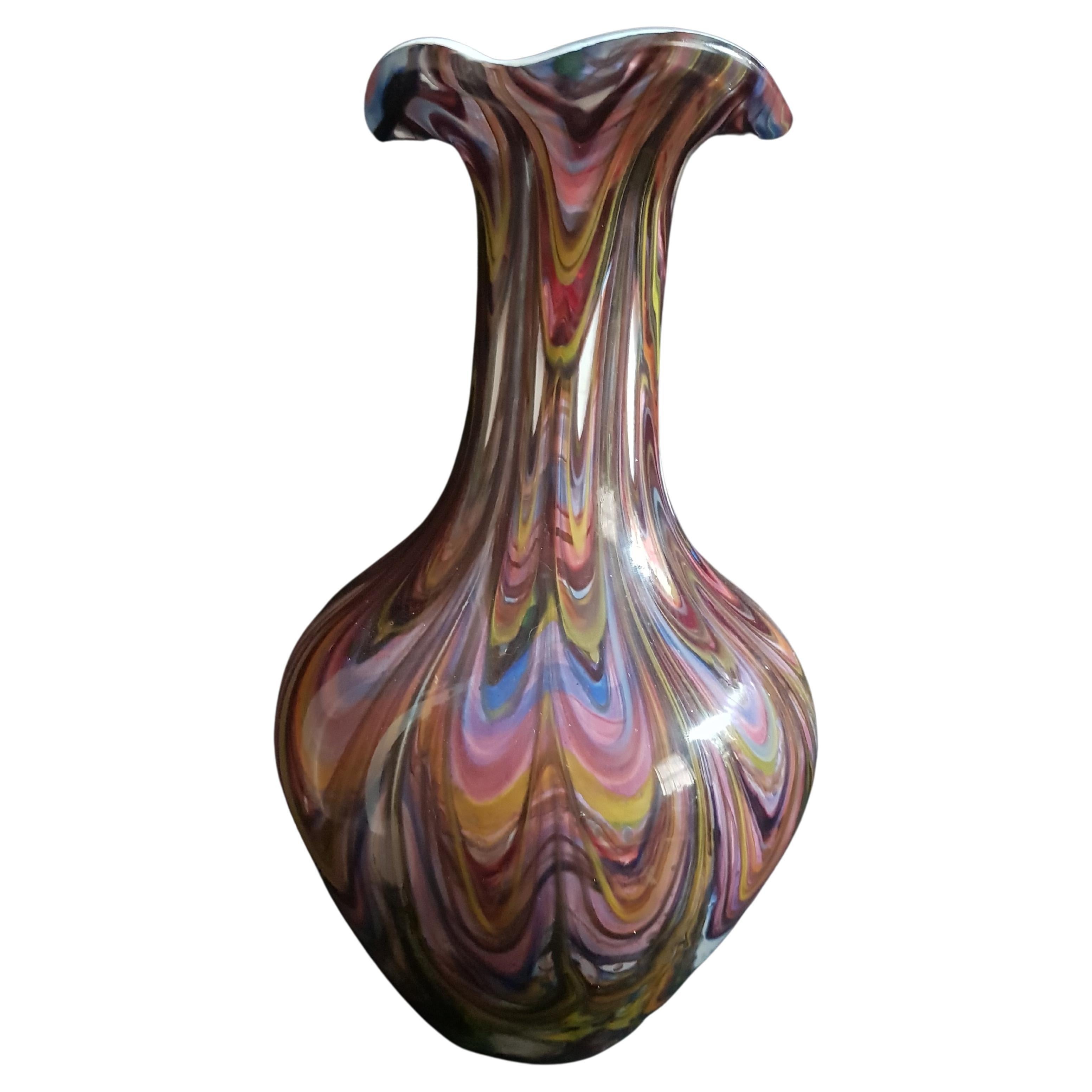Vitange Murano Vase by Carlo Moretti For Sale