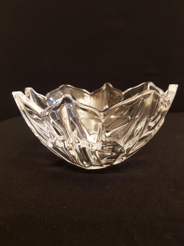 Mid-20th Century Vitange Waterford Marquis Crystal Bowl Signed For Sale