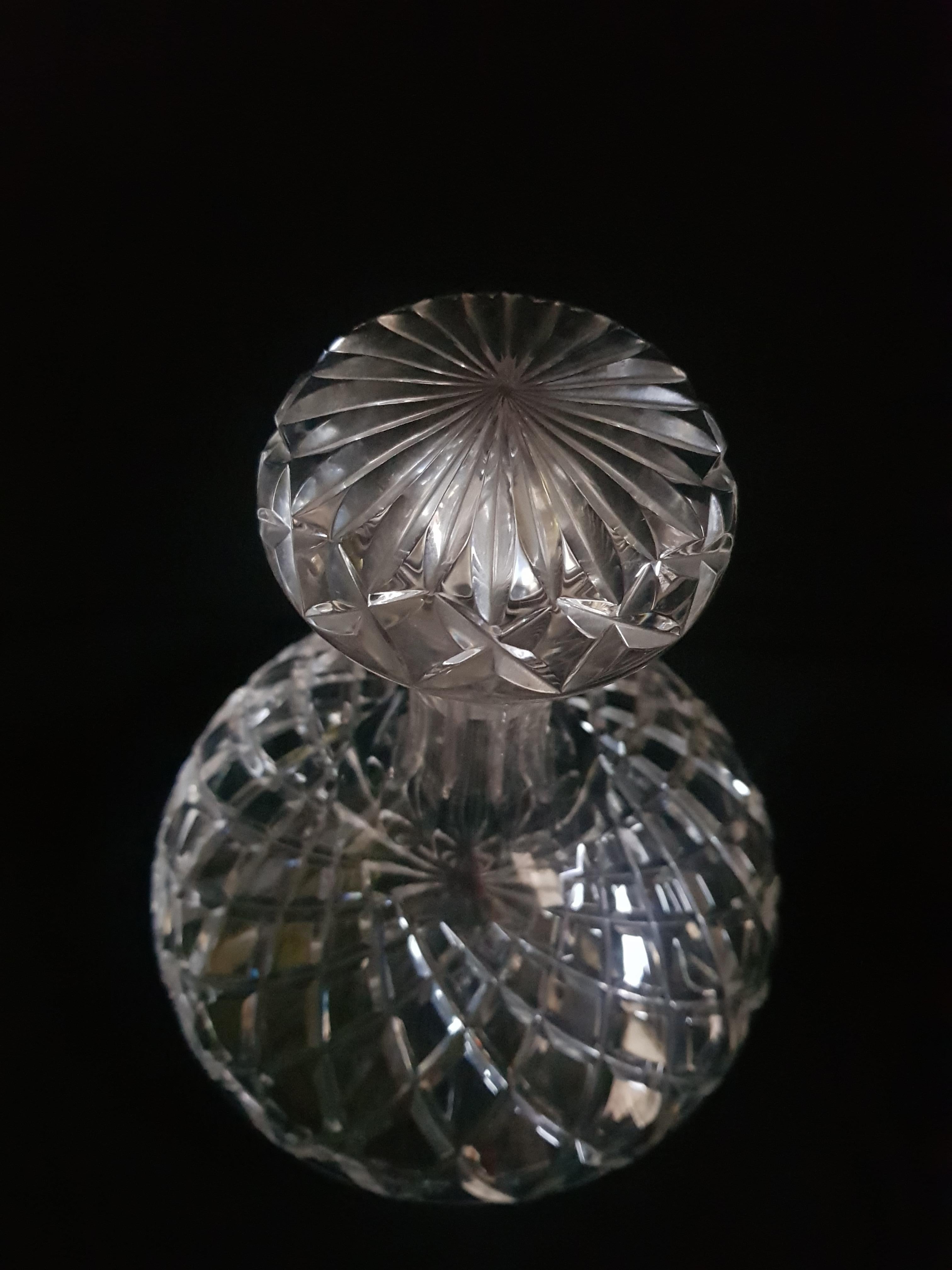 English Vitange Webb Hand Cut Crystal Drinking Set For Sale
