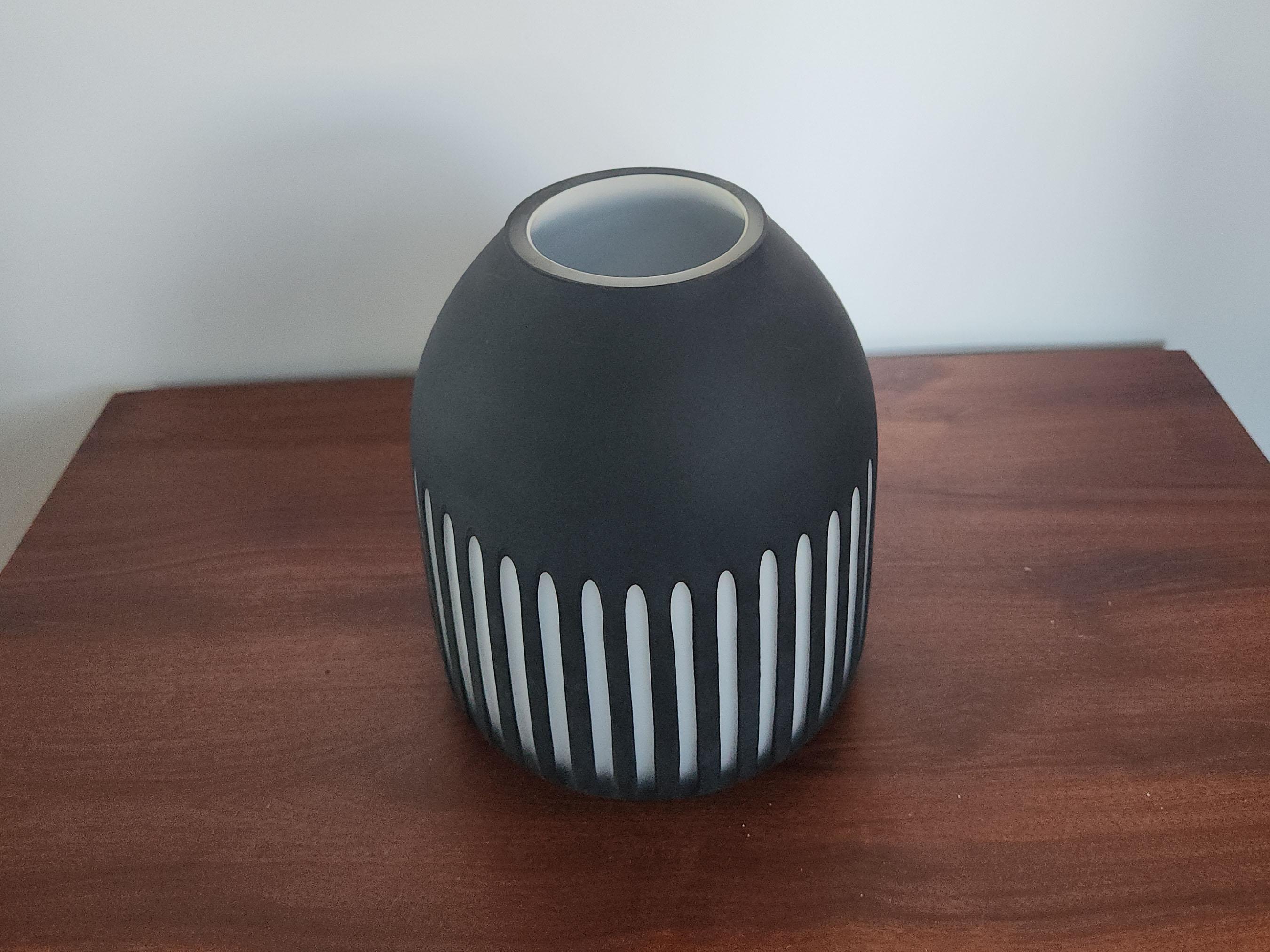 Moderno Vaso Righi di Viterra Art Glass Collection'S in vendita