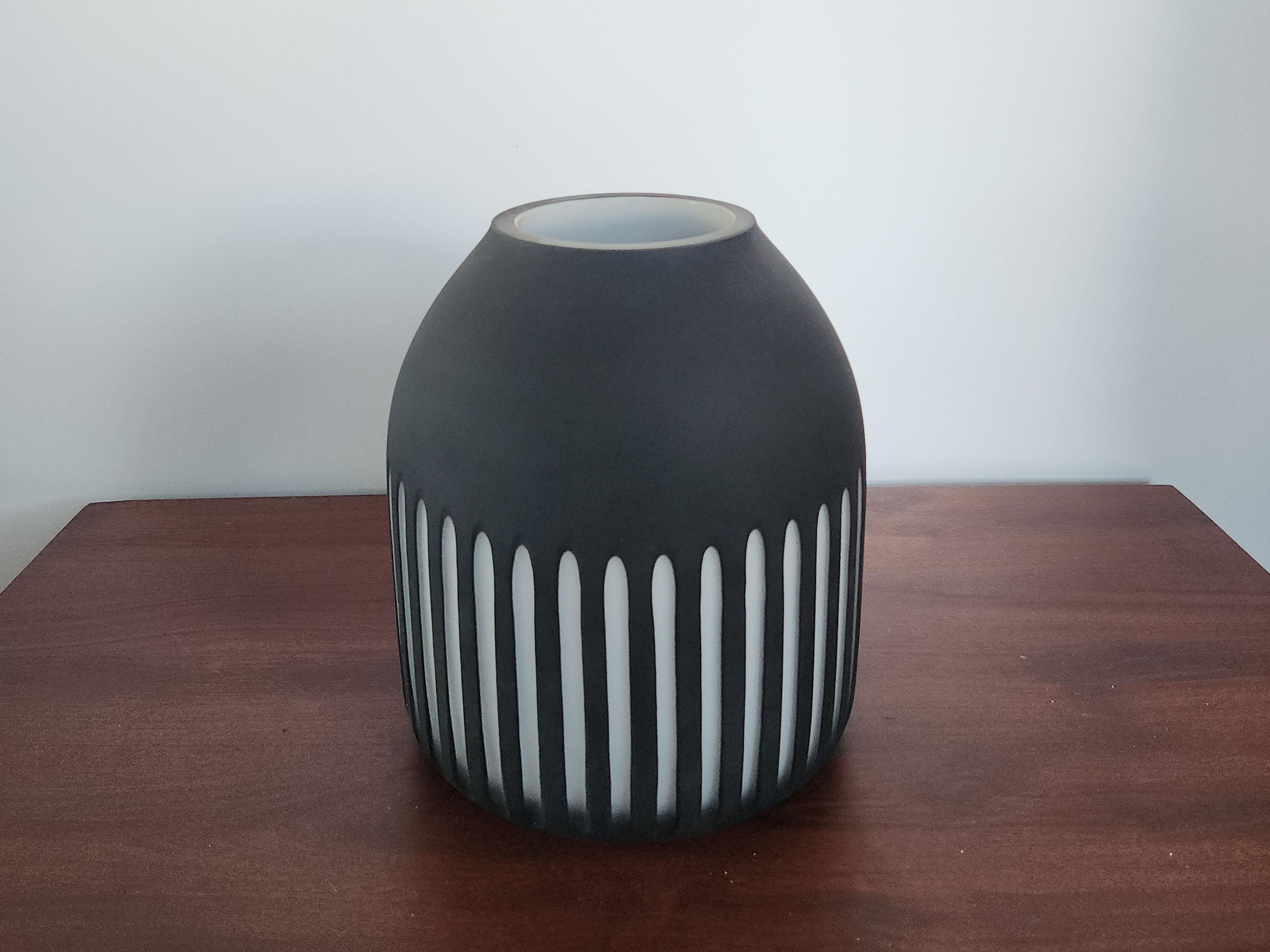 Americano Vaso Righi di Viterra Art Glass Collection'S in vendita