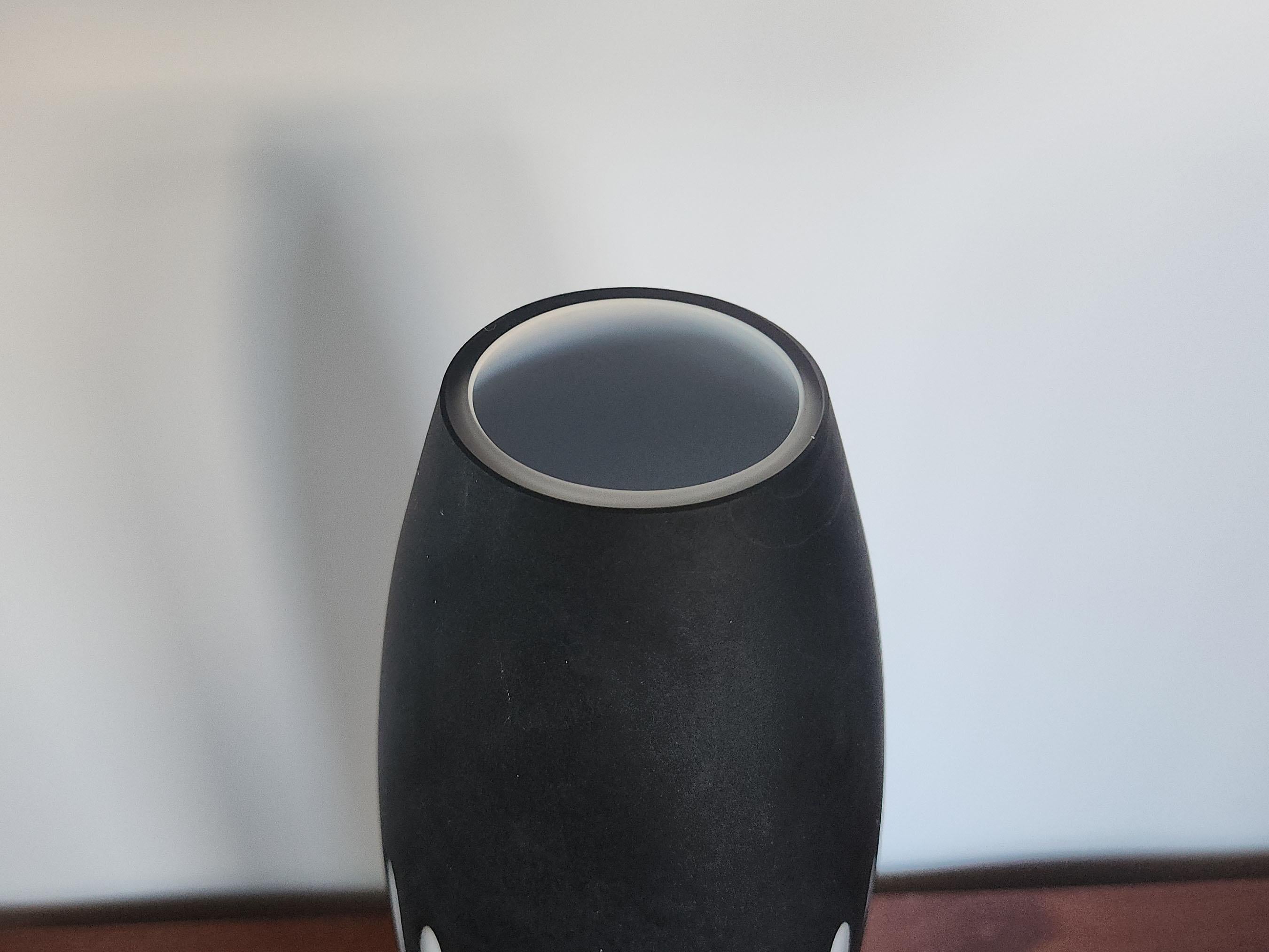 Américain Vase Righi collection d'art verre Viterra en vente