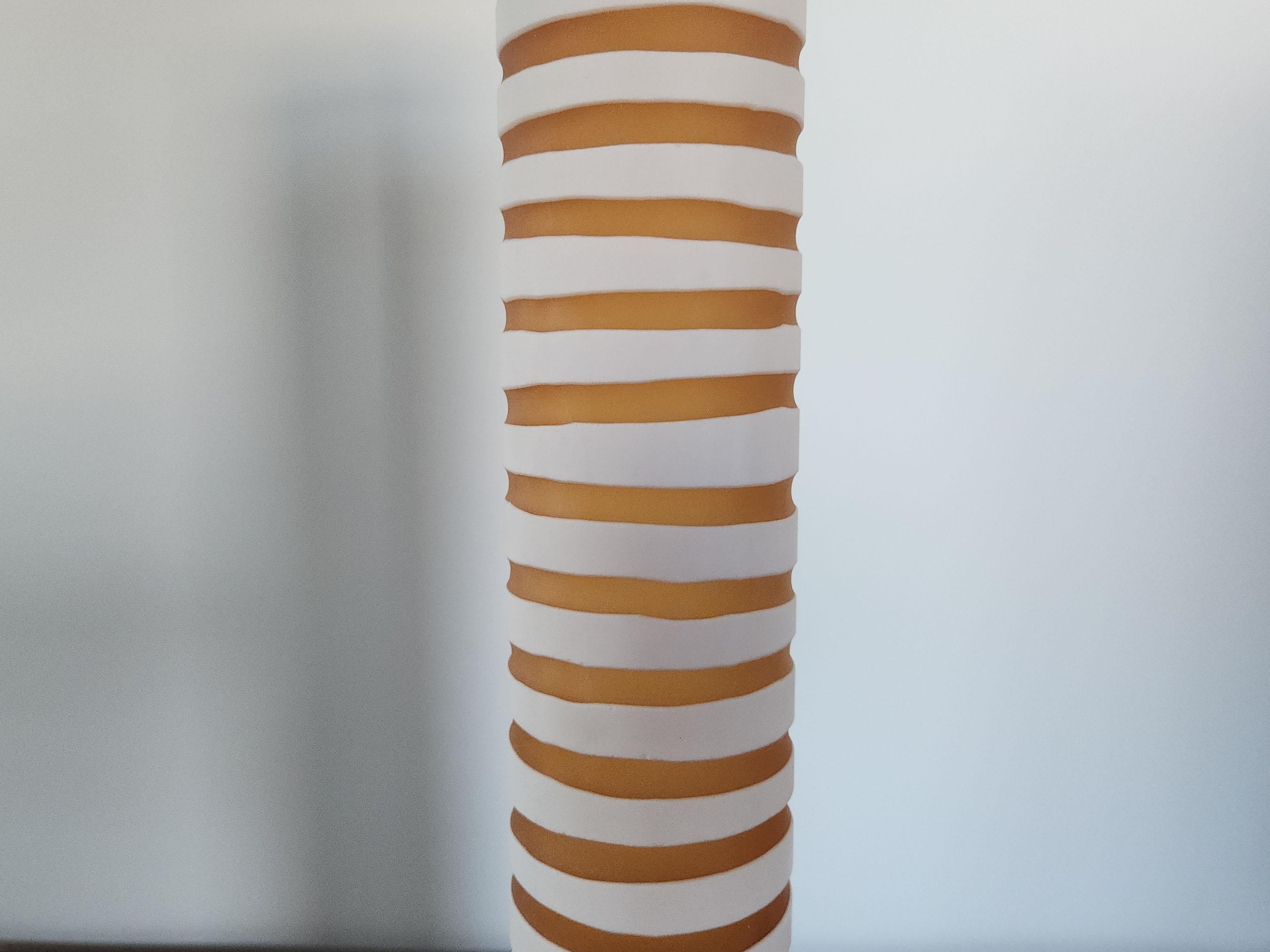 Fatto a mano Vaso Strato Viterra Art Glass Collection'S in vendita