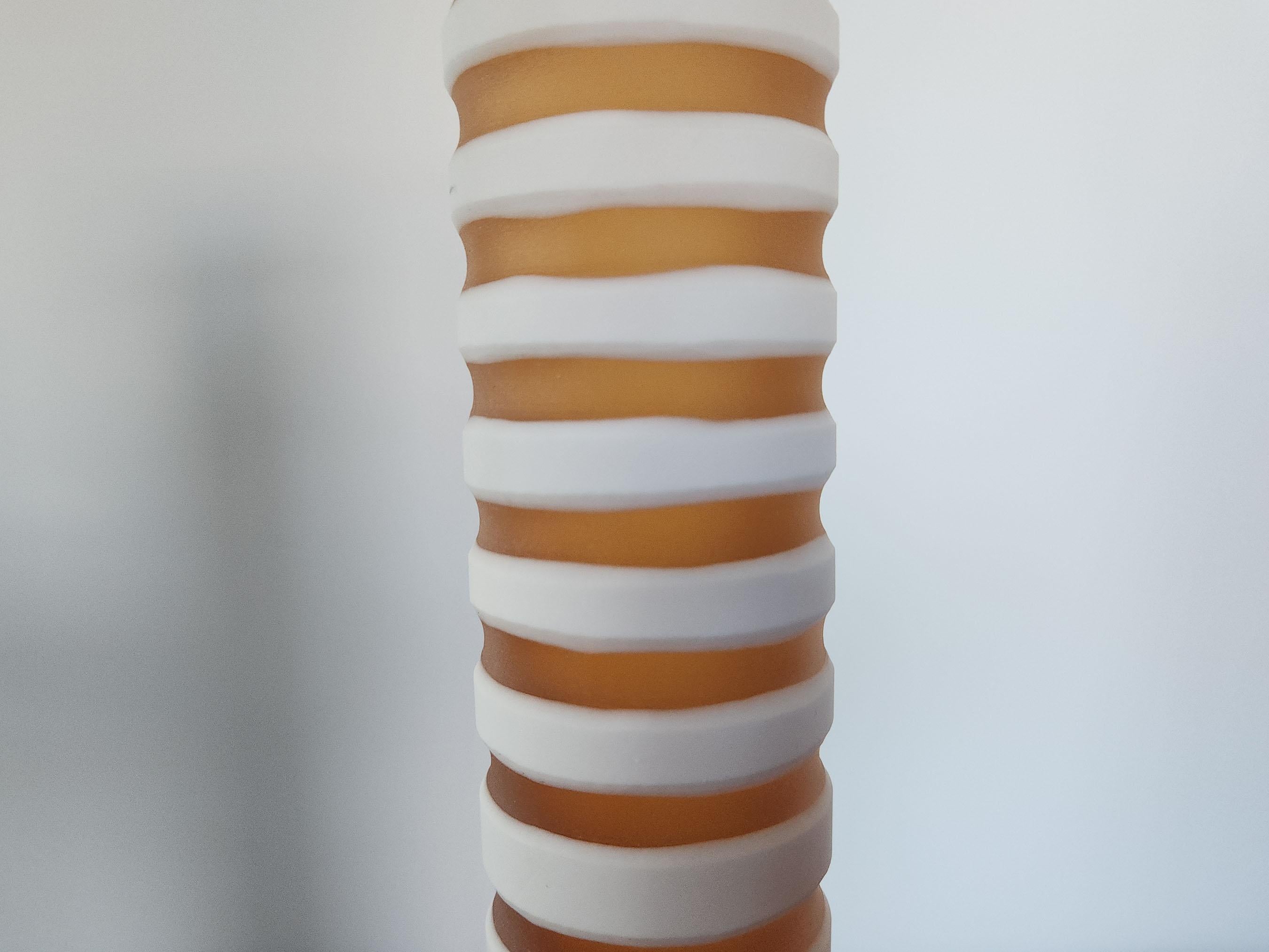 Fatto a mano Vaso Strato Viterra Art Glass Collection'S in vendita