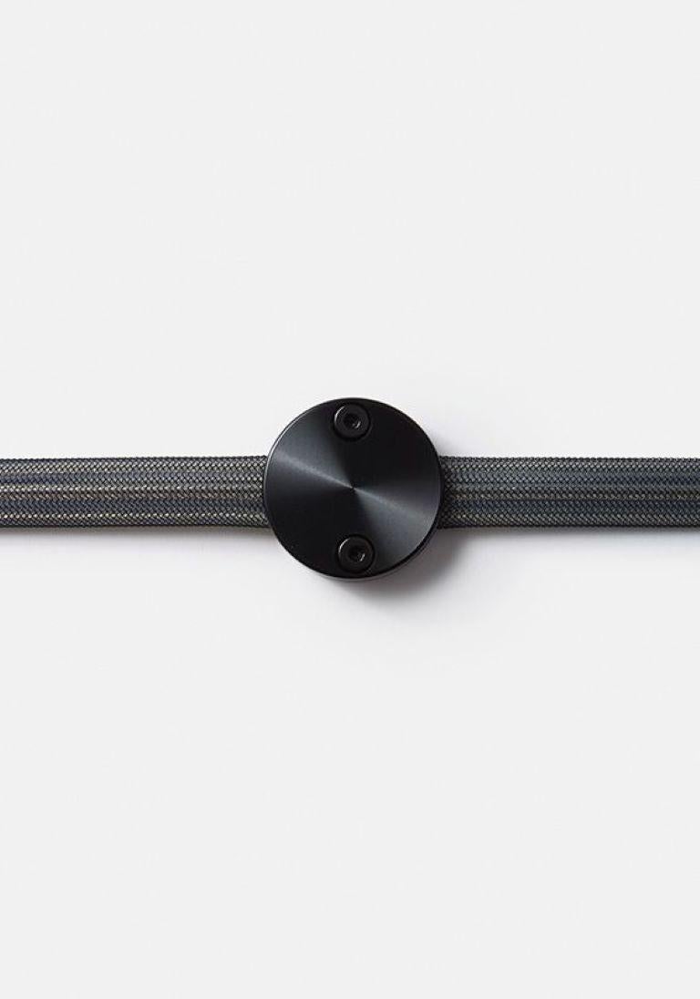 Lámpara Vitis 5 de RBW en vidrio soplado ahumado esmerilado y cable negro en venta 6