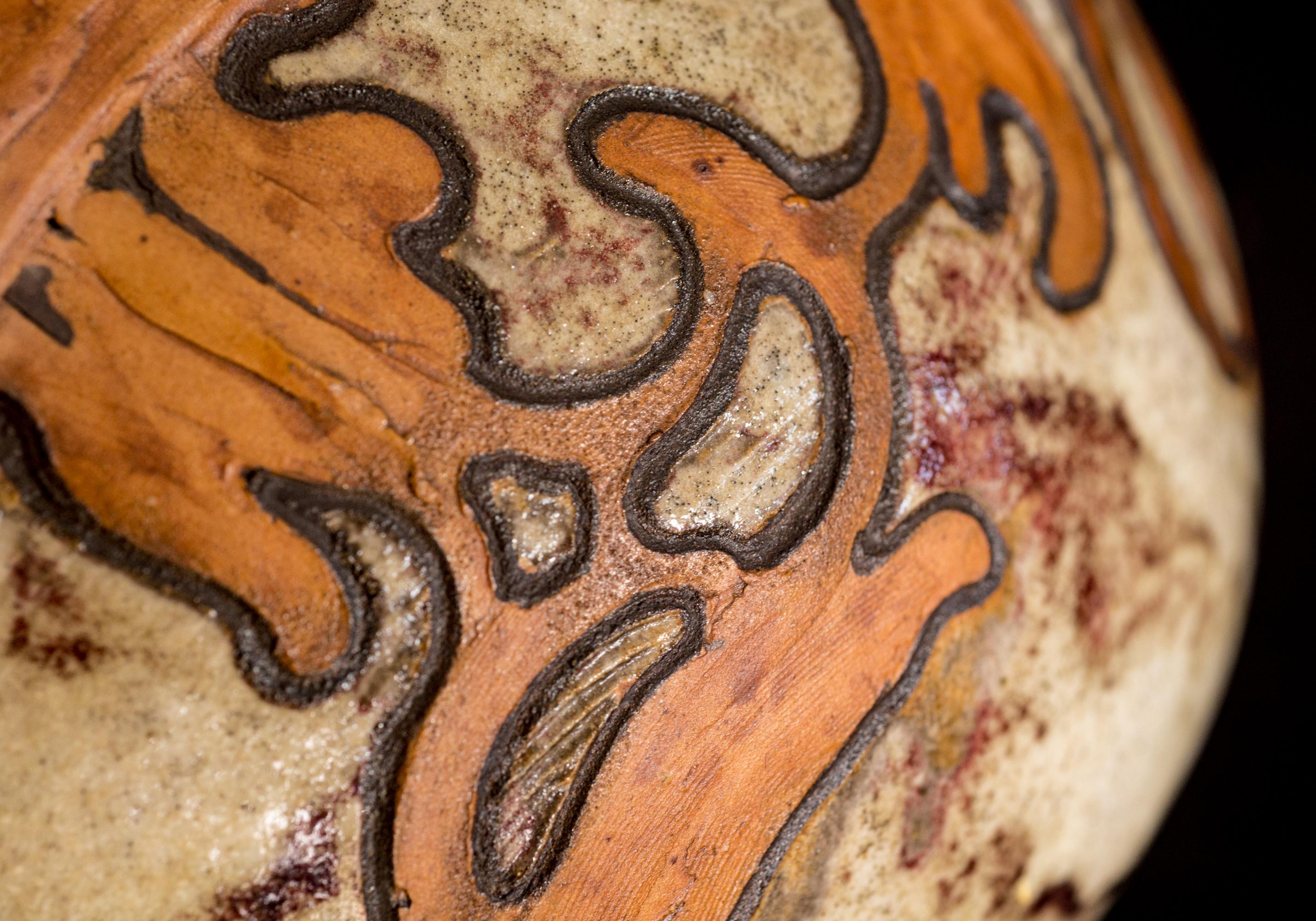 Inizio XX secolo Vaso Vitis in gres Art Nouveau di Edmond Lachenal e Émile Decoeur in vendita