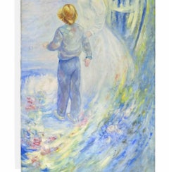 Dreaming in Venice - Oil Painting by Vito Alghisi -  1989