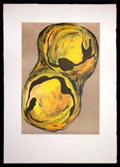Cellula III - Lithographie de Vito Apuleo - 1970