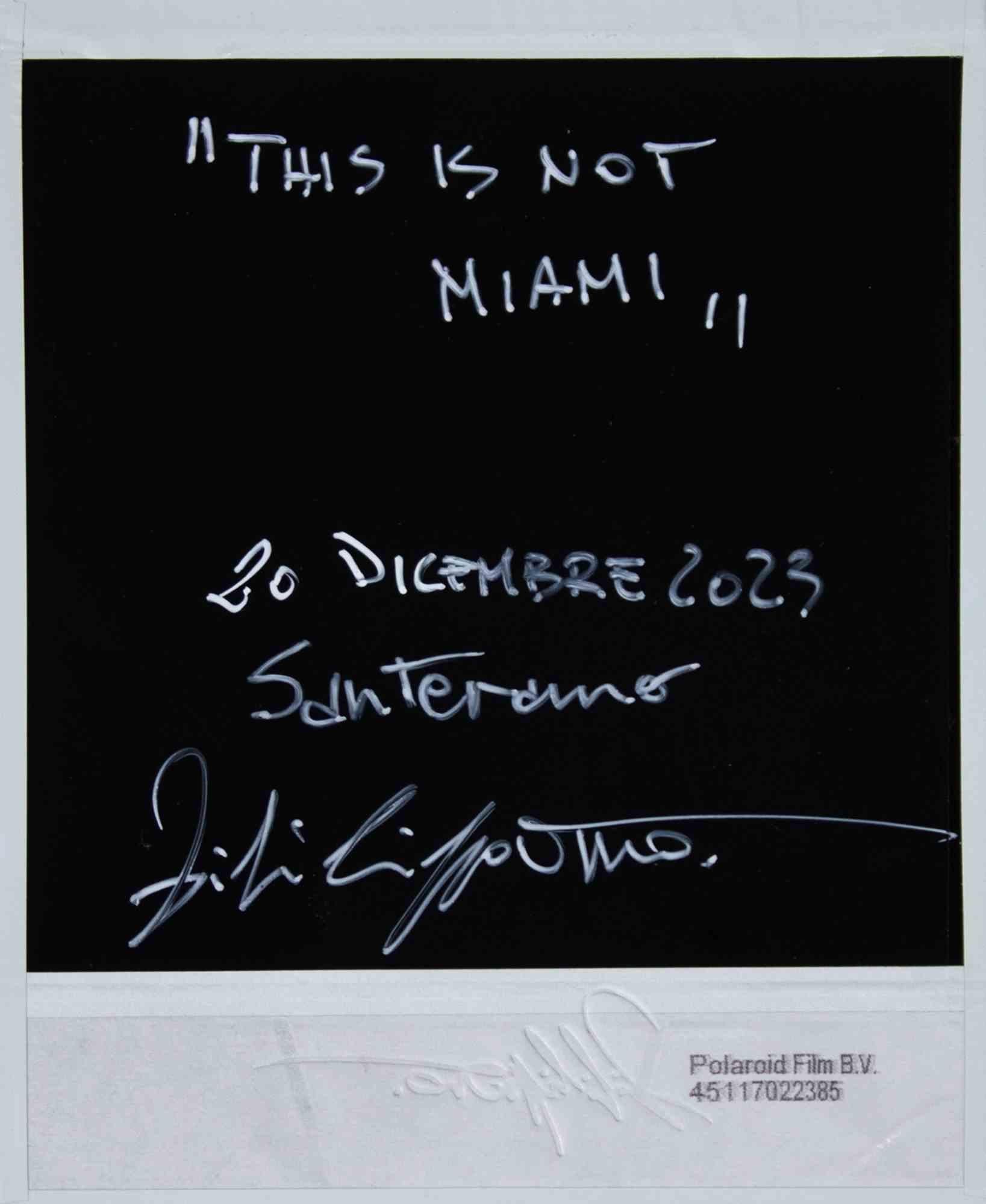 This is not Miami - Photograph by Vito Difilippo - 2023 - Gray Color Photograph by VITO DIFILIPPO