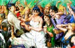 107 by Vito Stramaglia Contemporary 21st Century Italian Artist Smiling Portrait