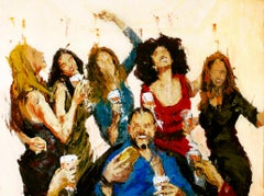 109 by Vito Stramaglia Contemporary 21st Century Italian Artist Smiling Portrait