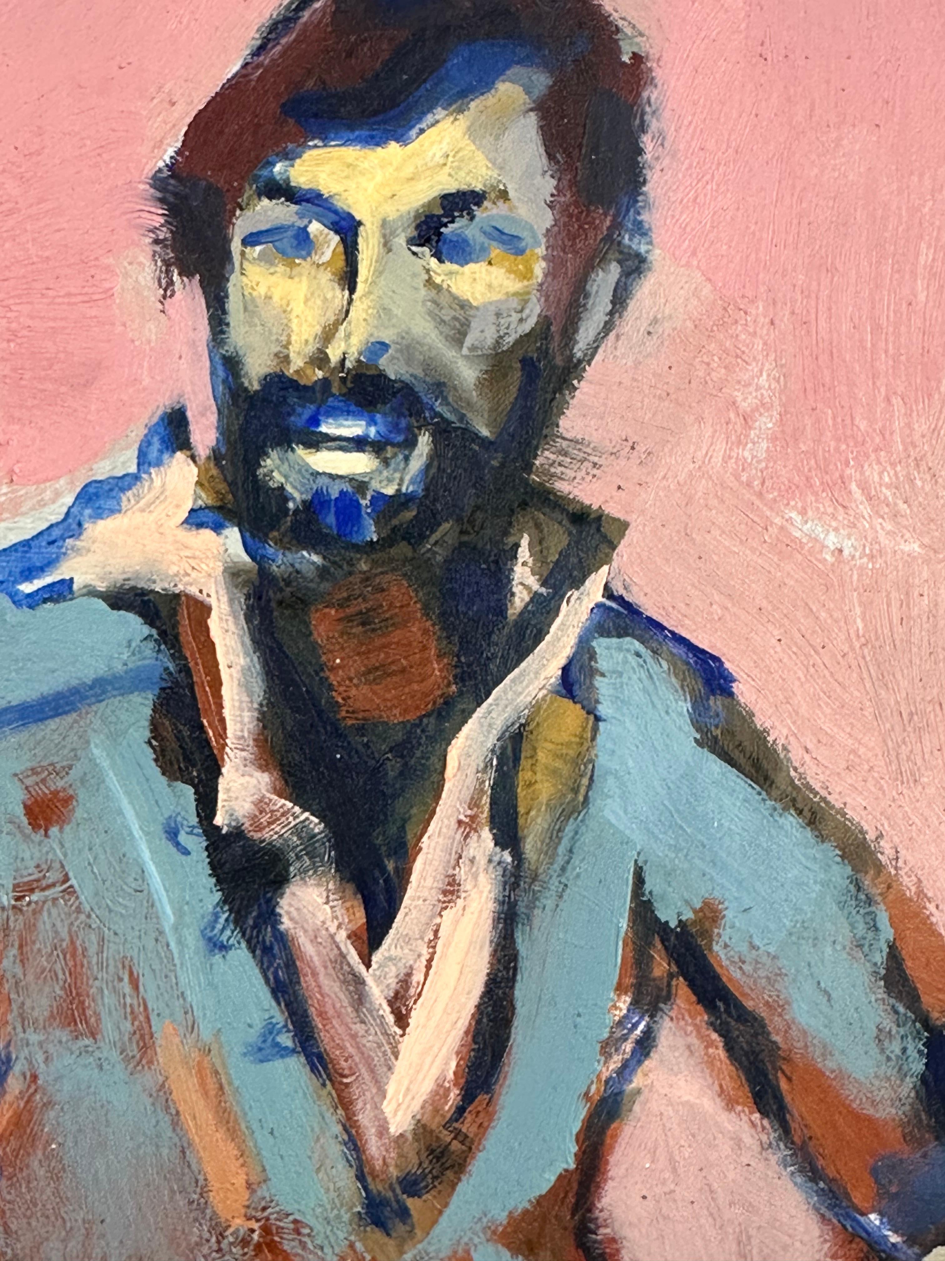 Retrato de pareja elegante - Painting impresionista estadounidense de Vito Tomasello