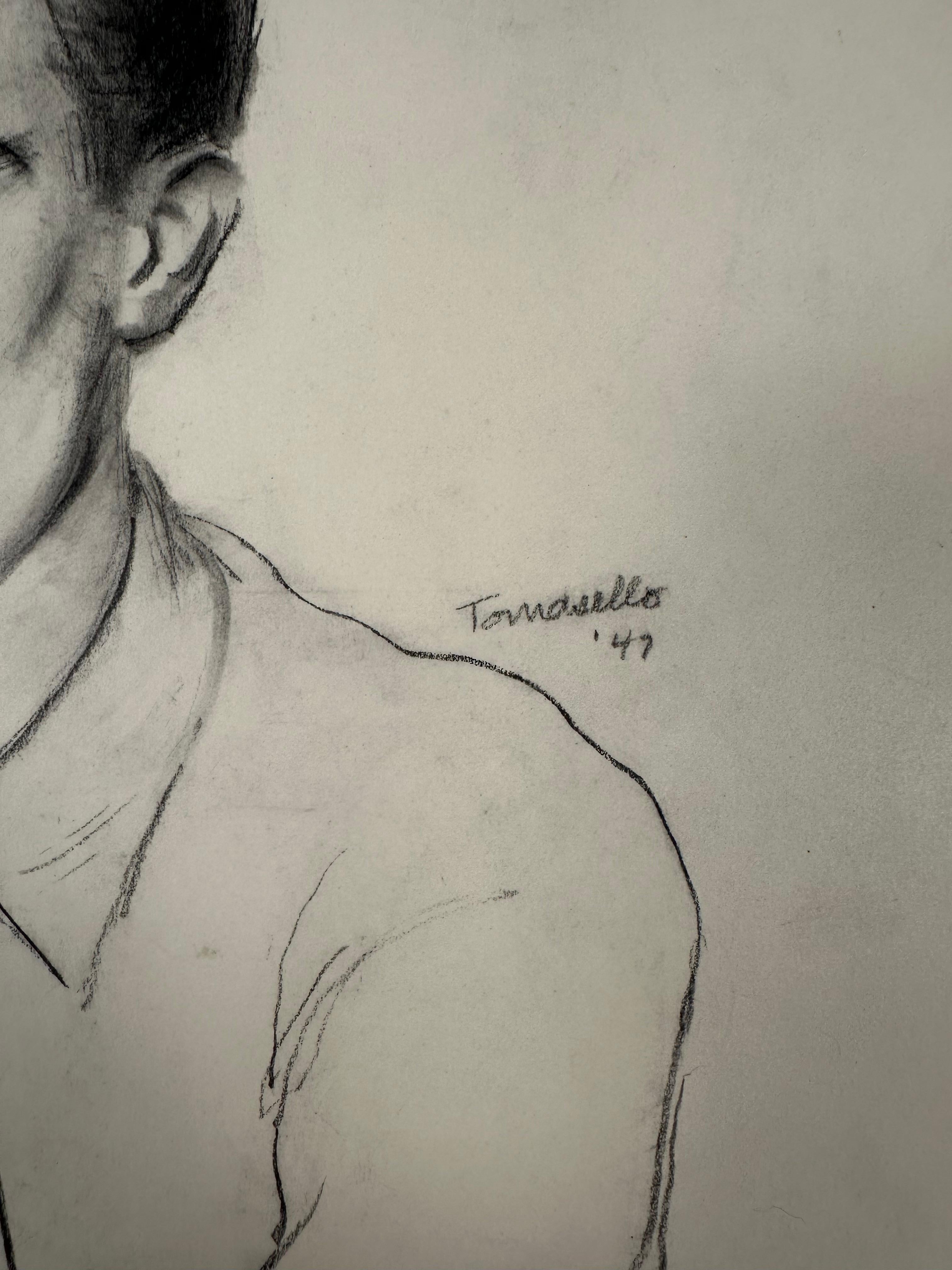Ritratto di giovane uomo - Painting Realismo di Vito Tomasello
