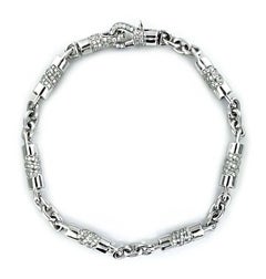 Pulsera de diamantes de oro de 18 quilates Vitolo