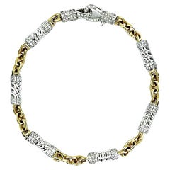 Vitolo 18 Karat Gold Diamond Bracelet