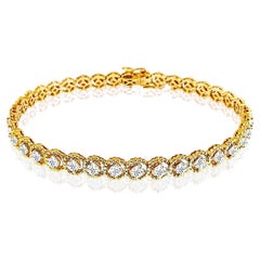 Vitolo 18 Karat Gold Diamond Bracelet